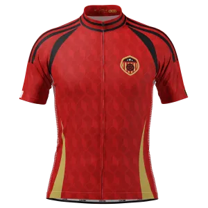 Men's Belgium Soccer Short Sleeve Cycling Jersey