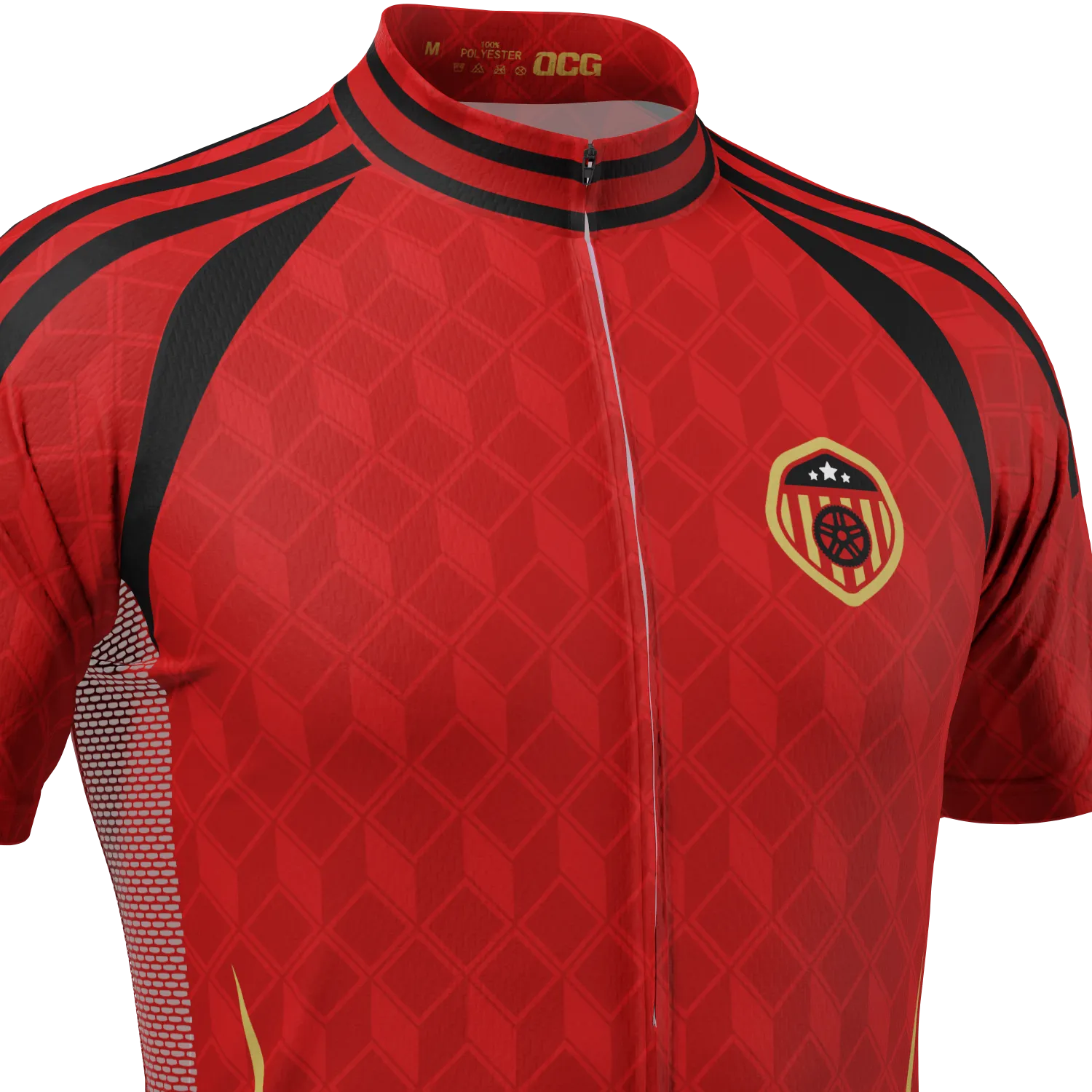 Men's Belgium Soccer Short Sleeve Cycling Jersey