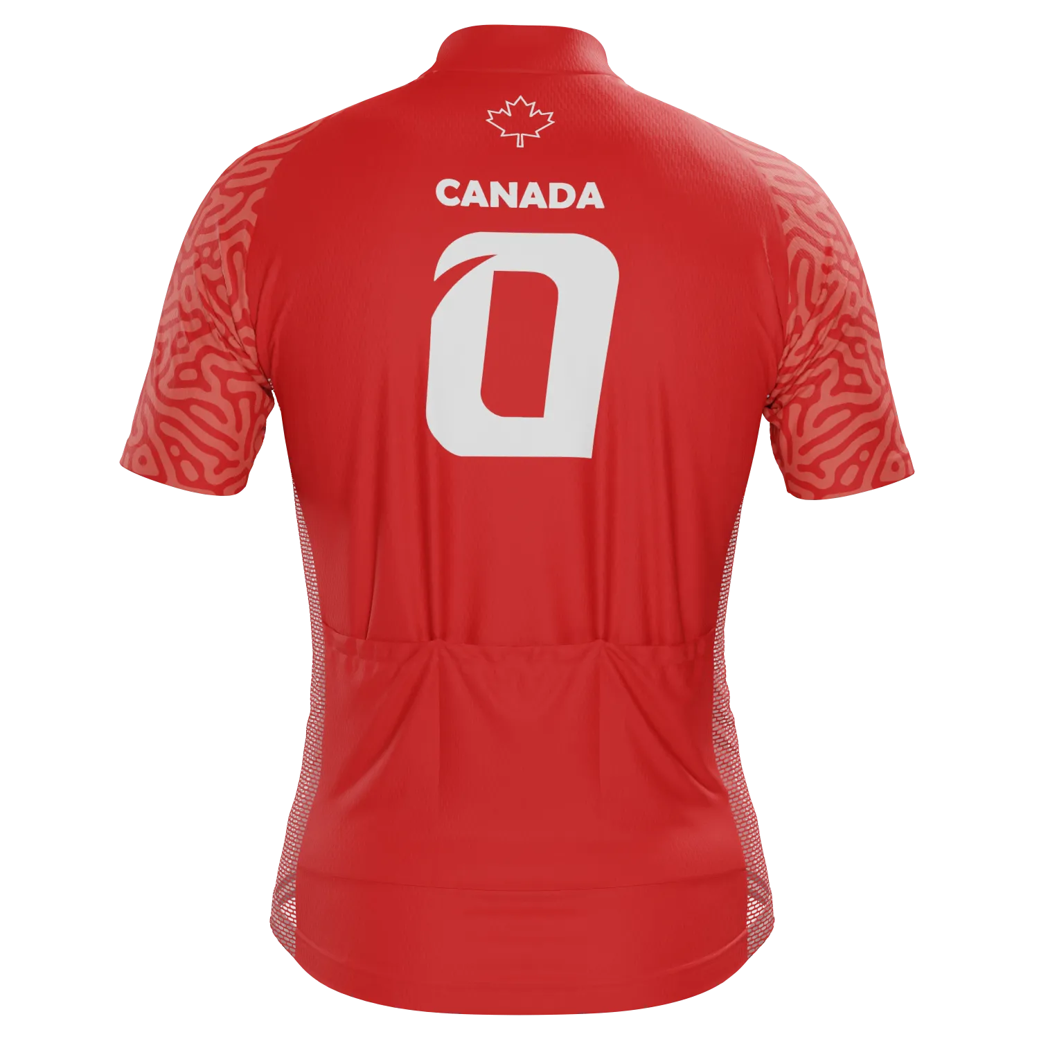 Men's Canada Soccer Short Sleeve Cycling Jersey