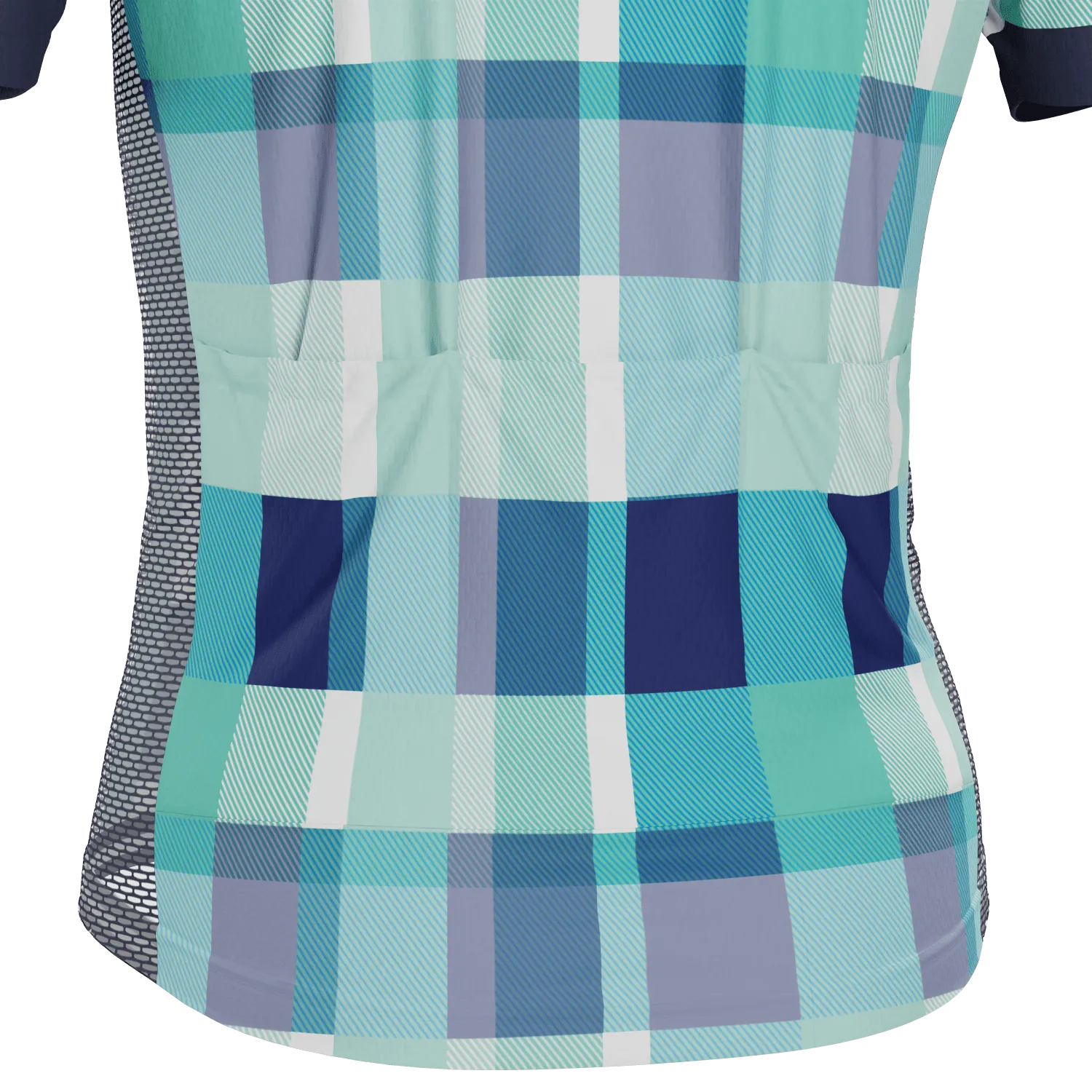 Men's Classic Tartan Short Sleeve Cycling Jersey