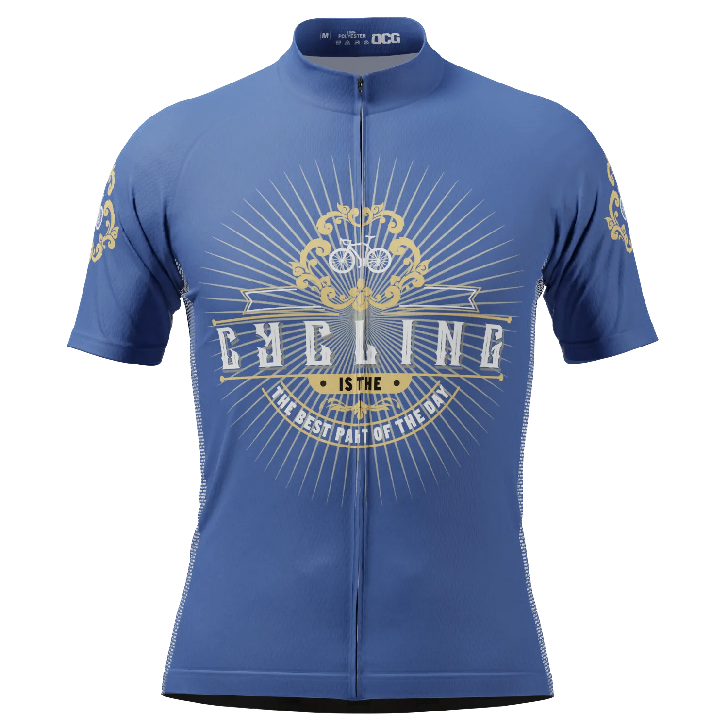 Men's Cycling Is The Best Part Of The Day Short Sleeve Cycling Jersey