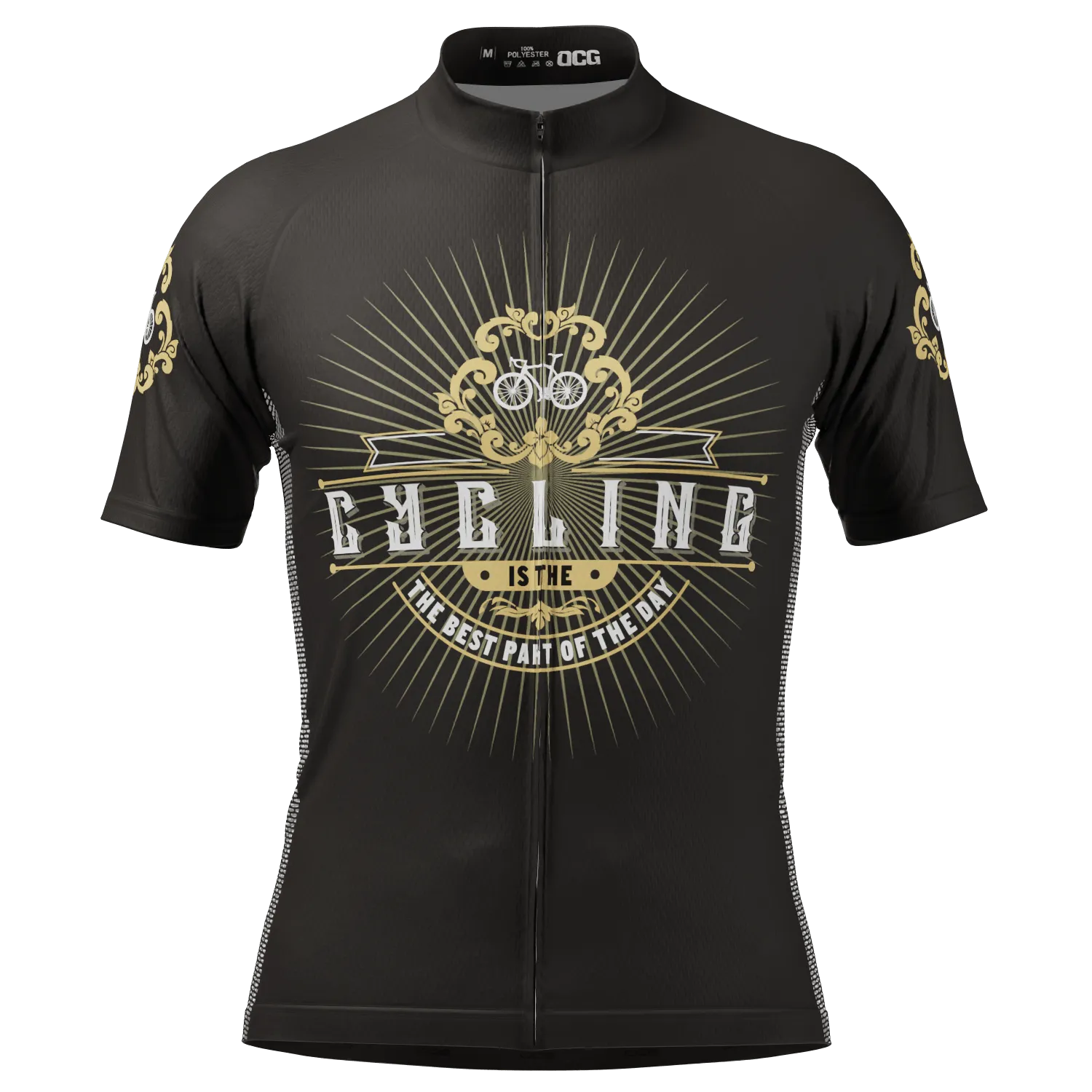 Men's Cycling Is The Best Part Of The Day Short Sleeve Cycling Jersey