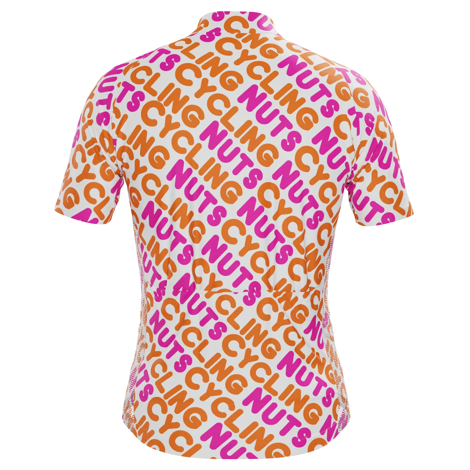 Men's Cycling Nuts Lettering Short Sleeve Cycling Jersey