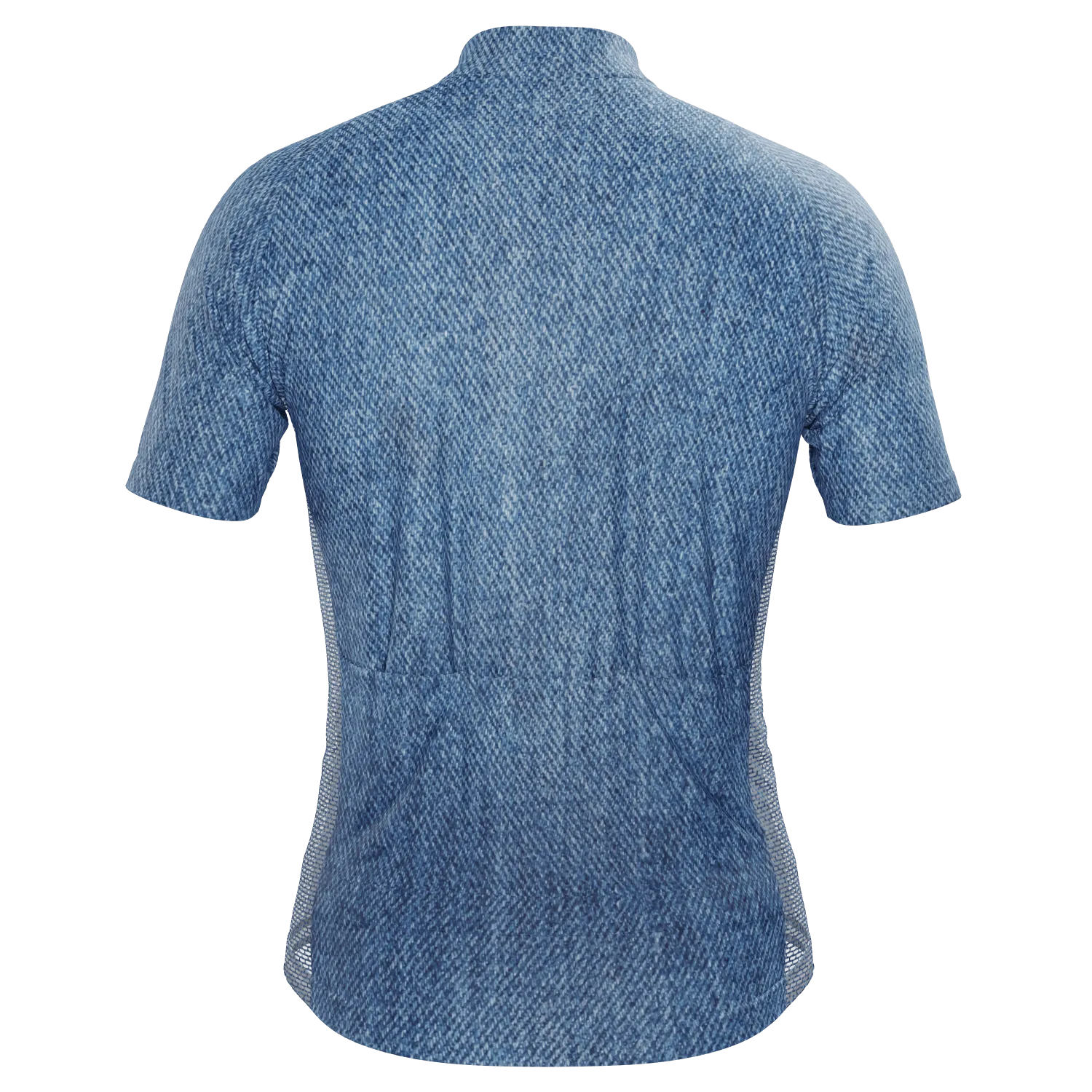 Men's Denim Short Sleeve Cycling Jersey