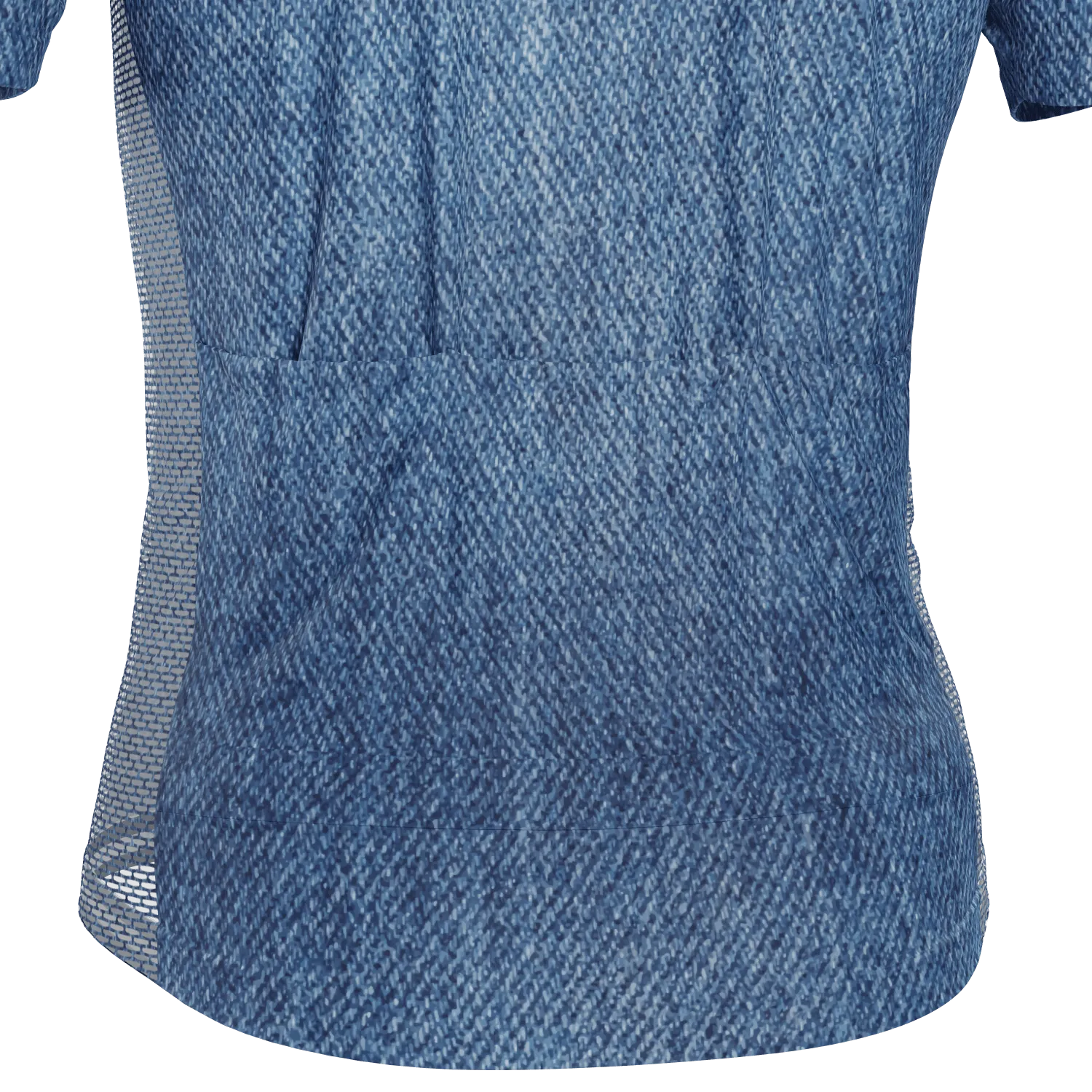 Men's Denim Short Sleeve Cycling Jersey