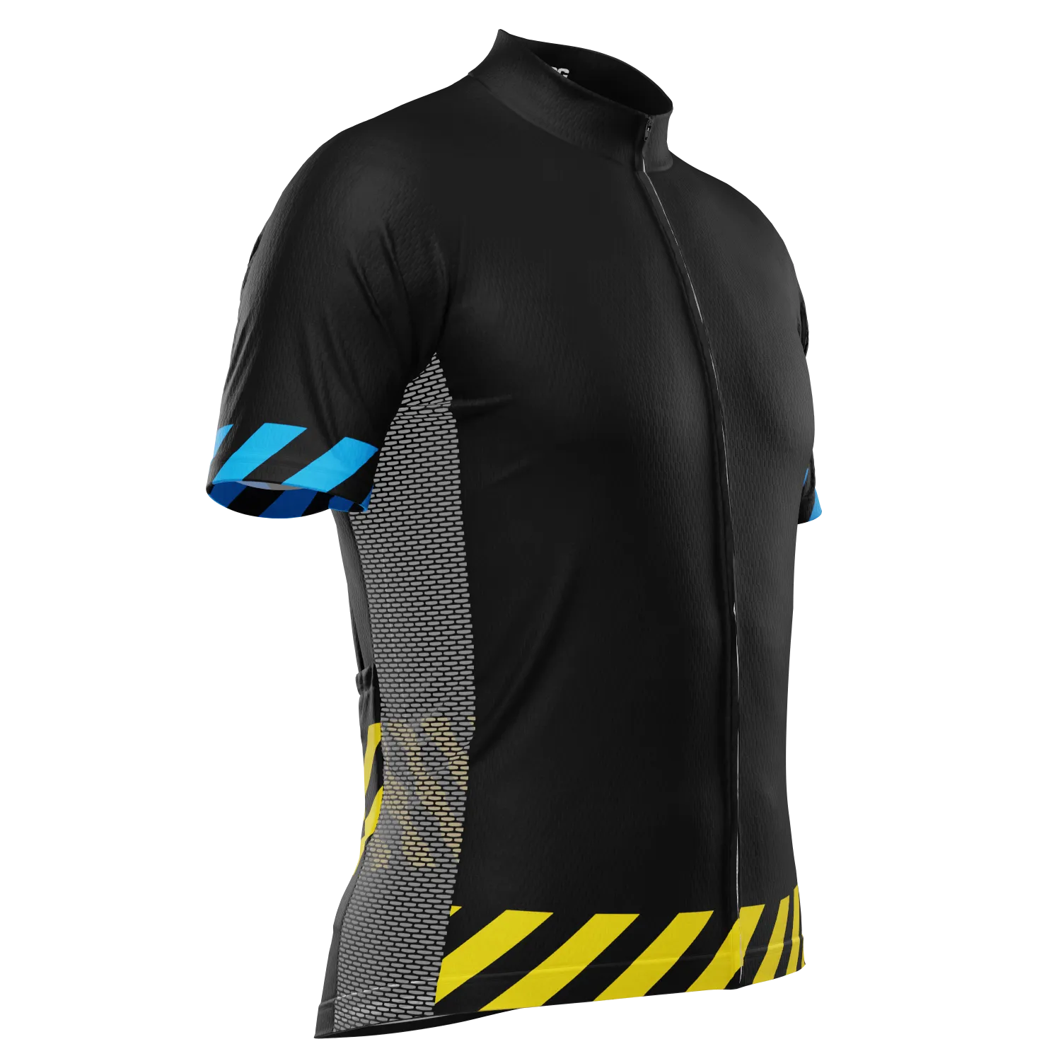 Men's Diagonals Short Sleeve Cycling Jersey