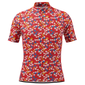 Men's Ditsy Floral Short Sleeve Cycling Jersey