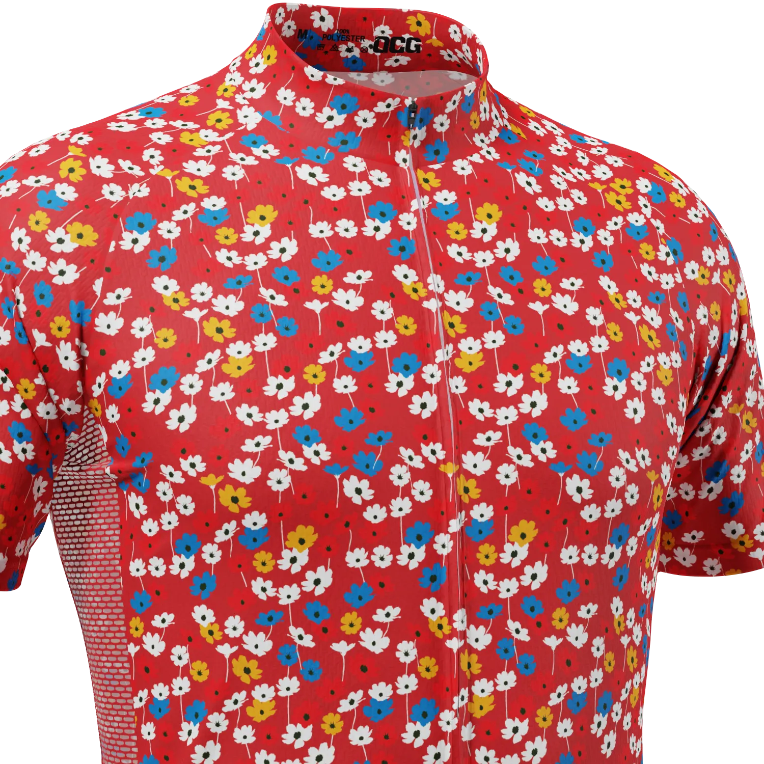 Men's Ditsy Floral Short Sleeve Cycling Jersey