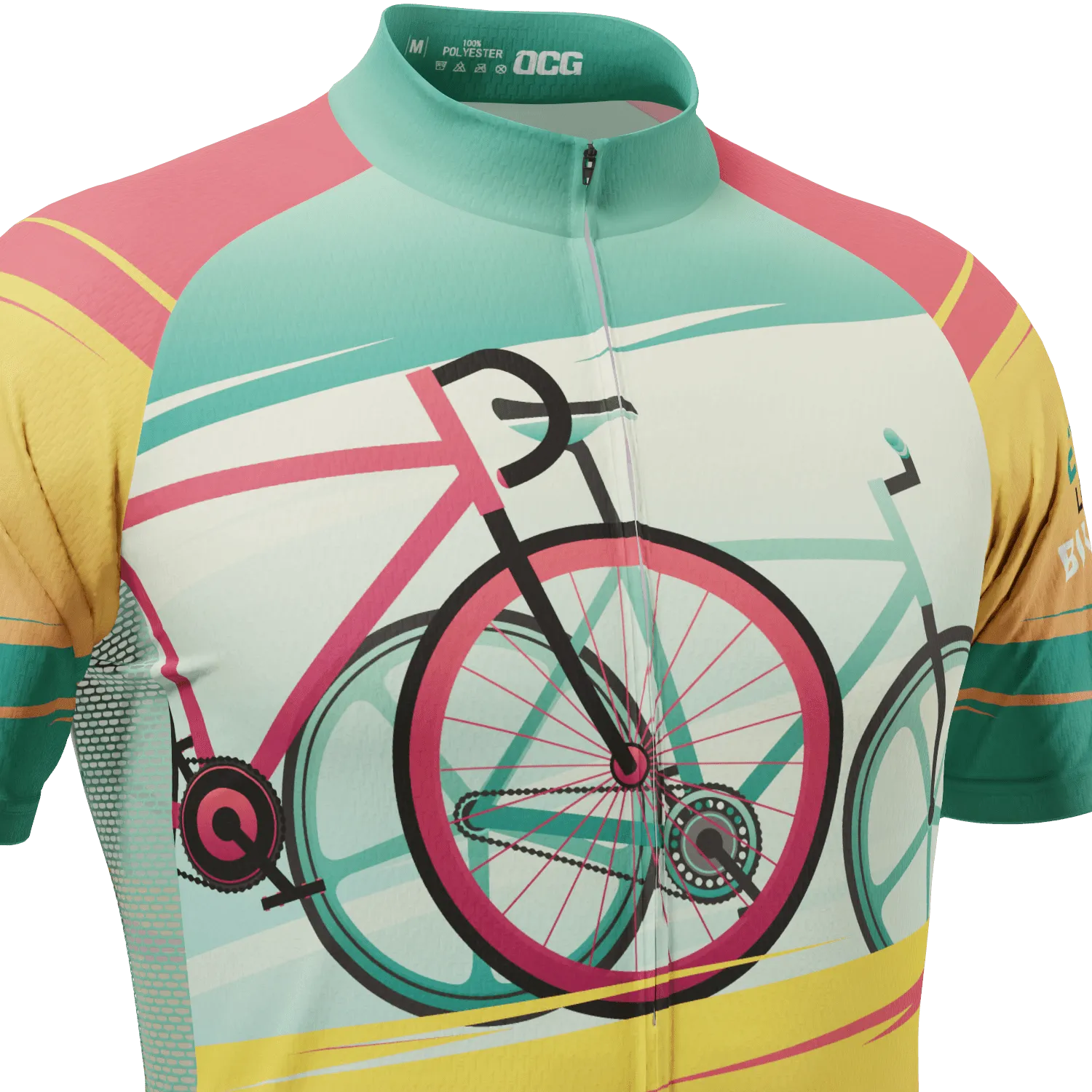 Men's Every Lane Is A Bike Lane Short Sleeve Cycling Jersey