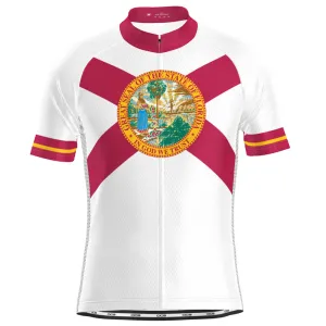 Men's Florida US State Icon Short Sleeve Cycling Jersey