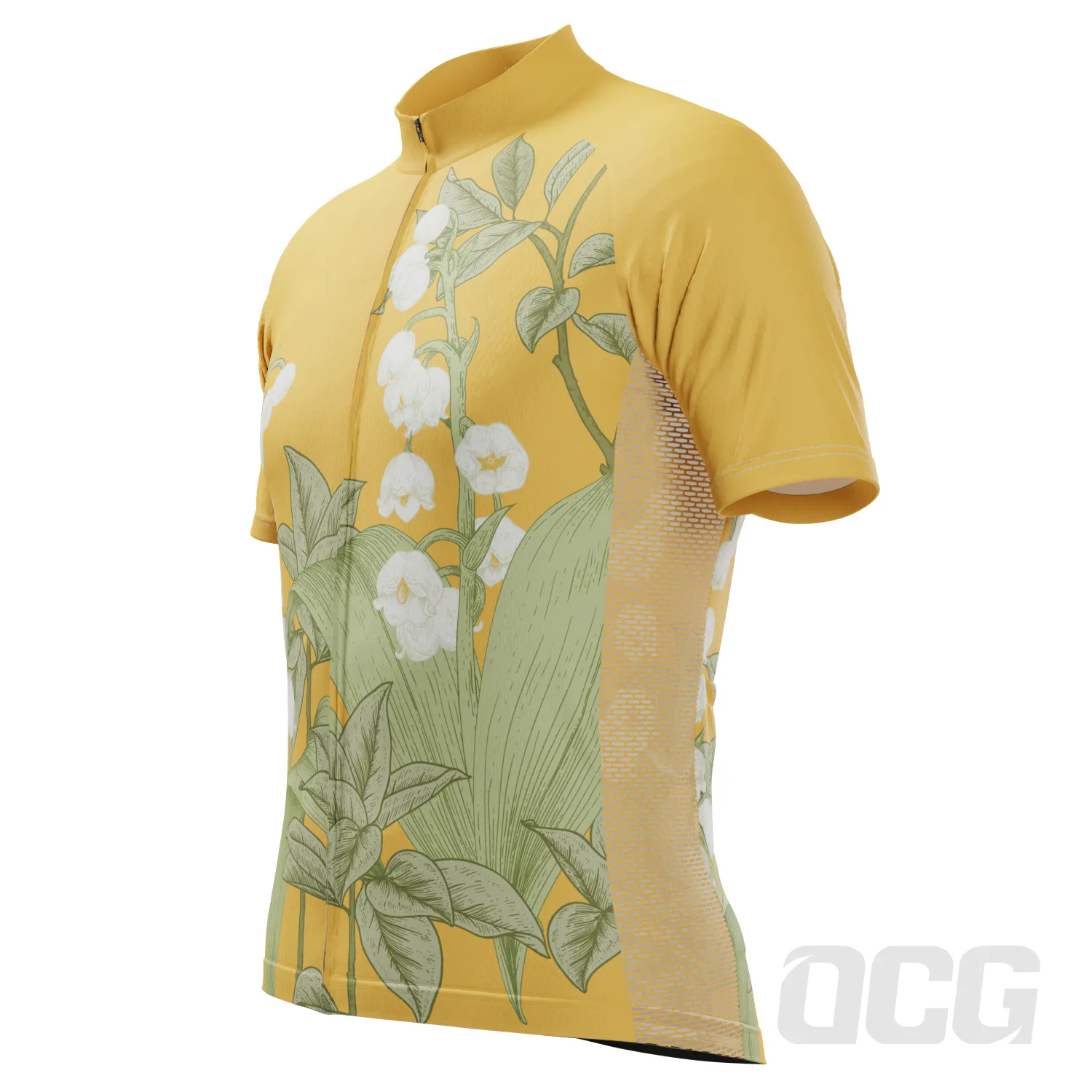 Men's Foliage Short Sleeve Cycling Jersey