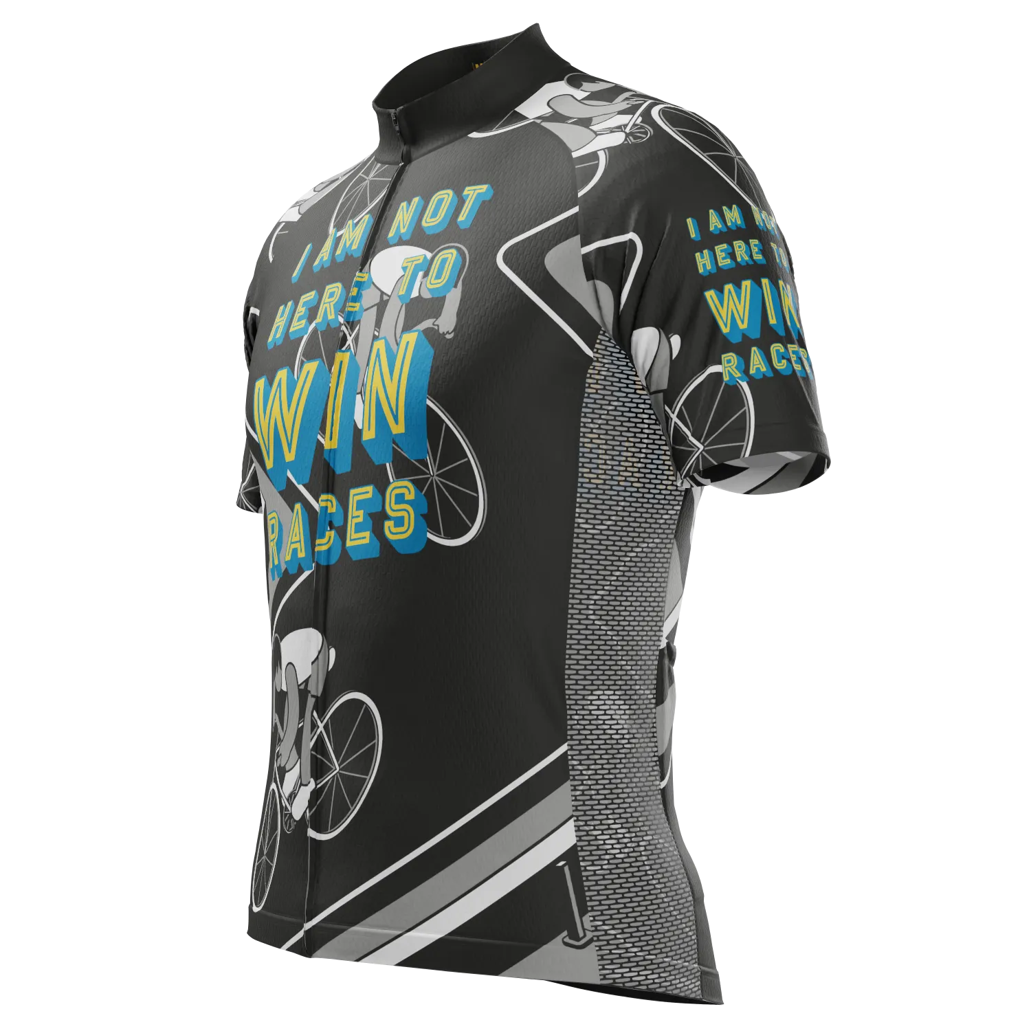 Men's I am Not Here To Win Races Short Sleeve Cycling Jersey