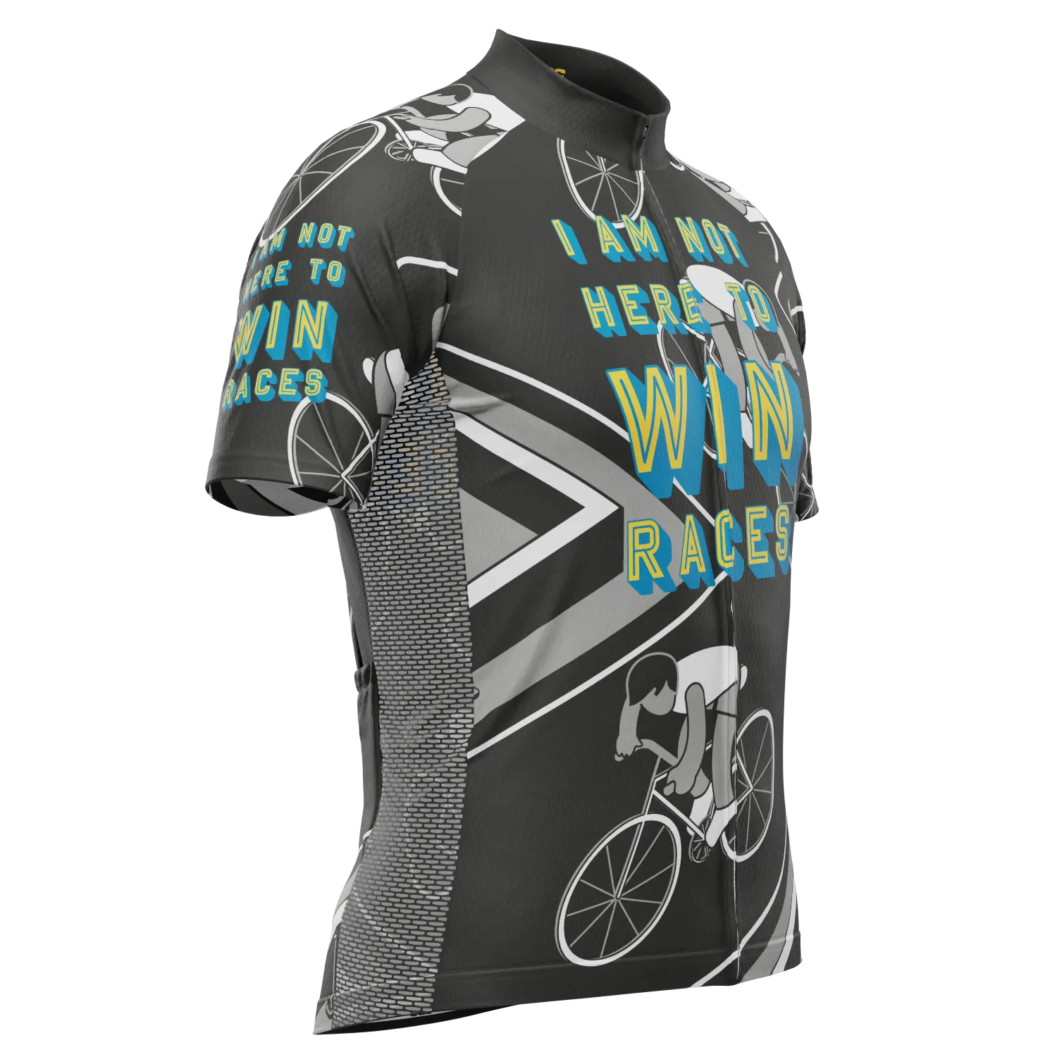 Men's I am Not Here To Win Races Short Sleeve Cycling Jersey