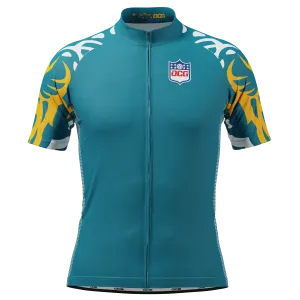 Men's Jacksonville Football Short Sleeve Cycling Jersey