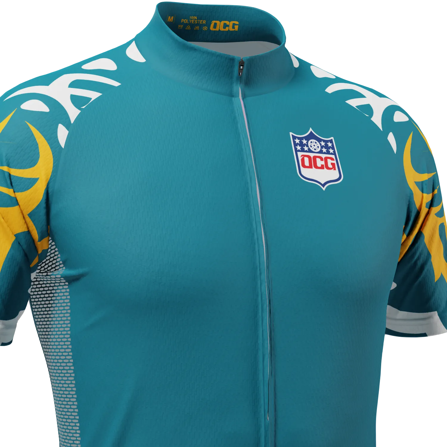 Men's Jacksonville Football Short Sleeve Cycling Jersey