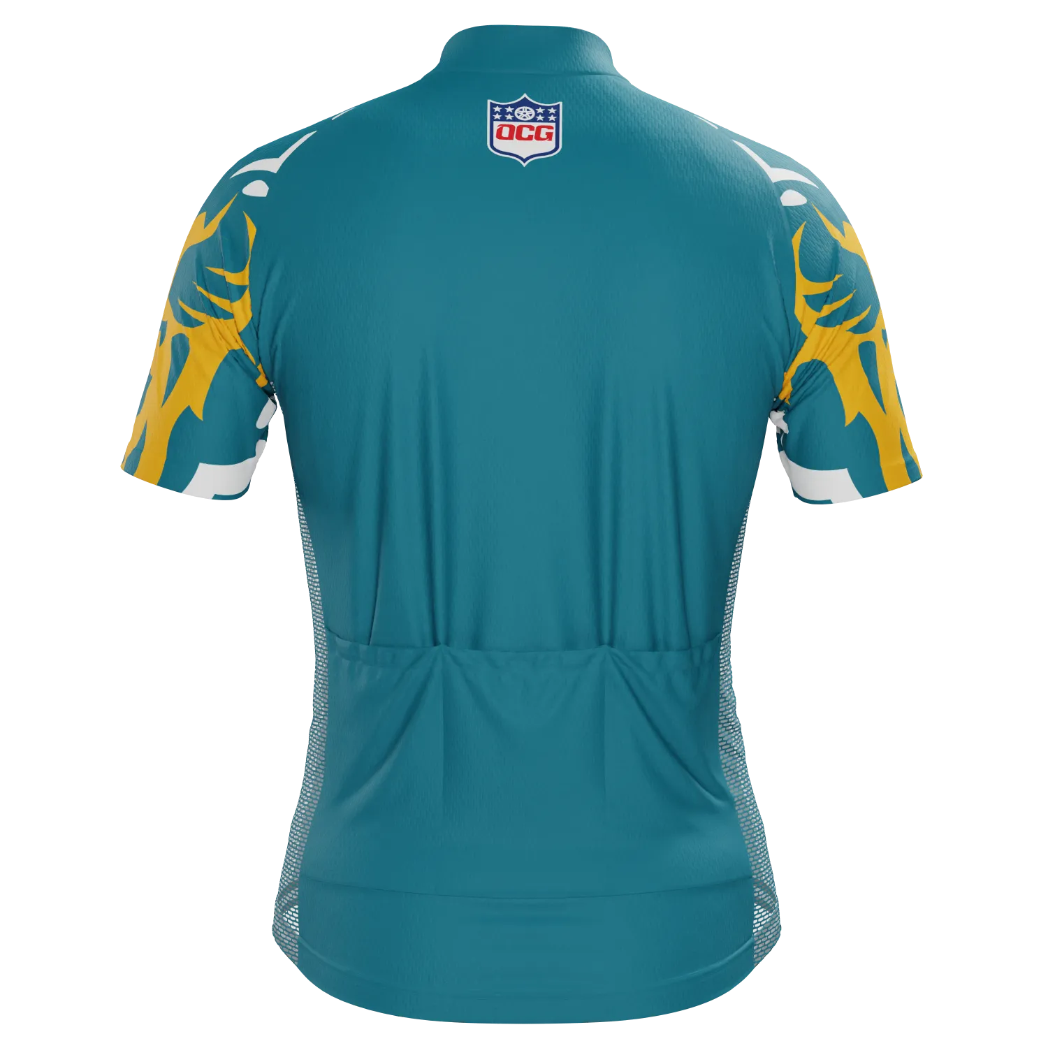Men's Jacksonville Football Short Sleeve Cycling Jersey