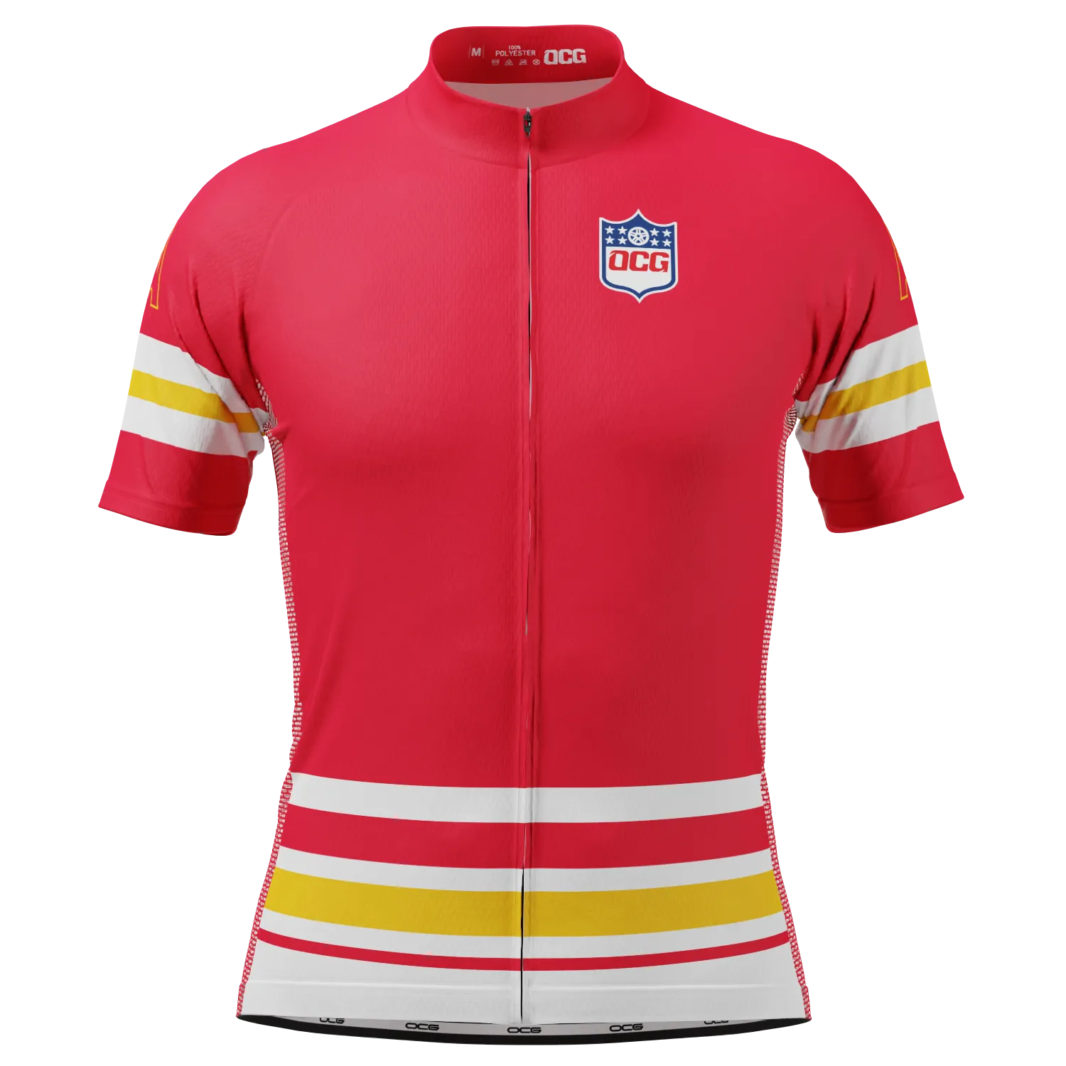 Men's Kansas Football Short Sleeve Cycling Jersey