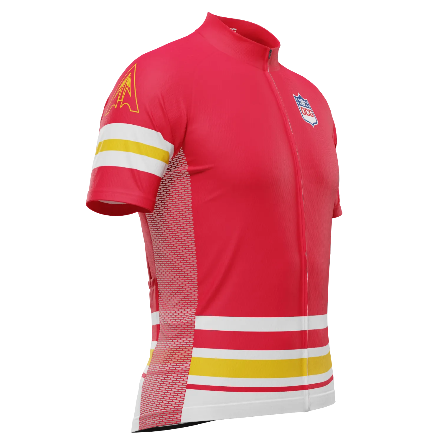 Men's Kansas Football Short Sleeve Cycling Jersey
