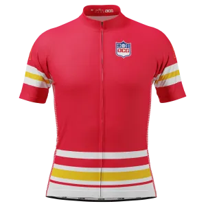 Men's Kansas Football Short Sleeve Cycling Jersey