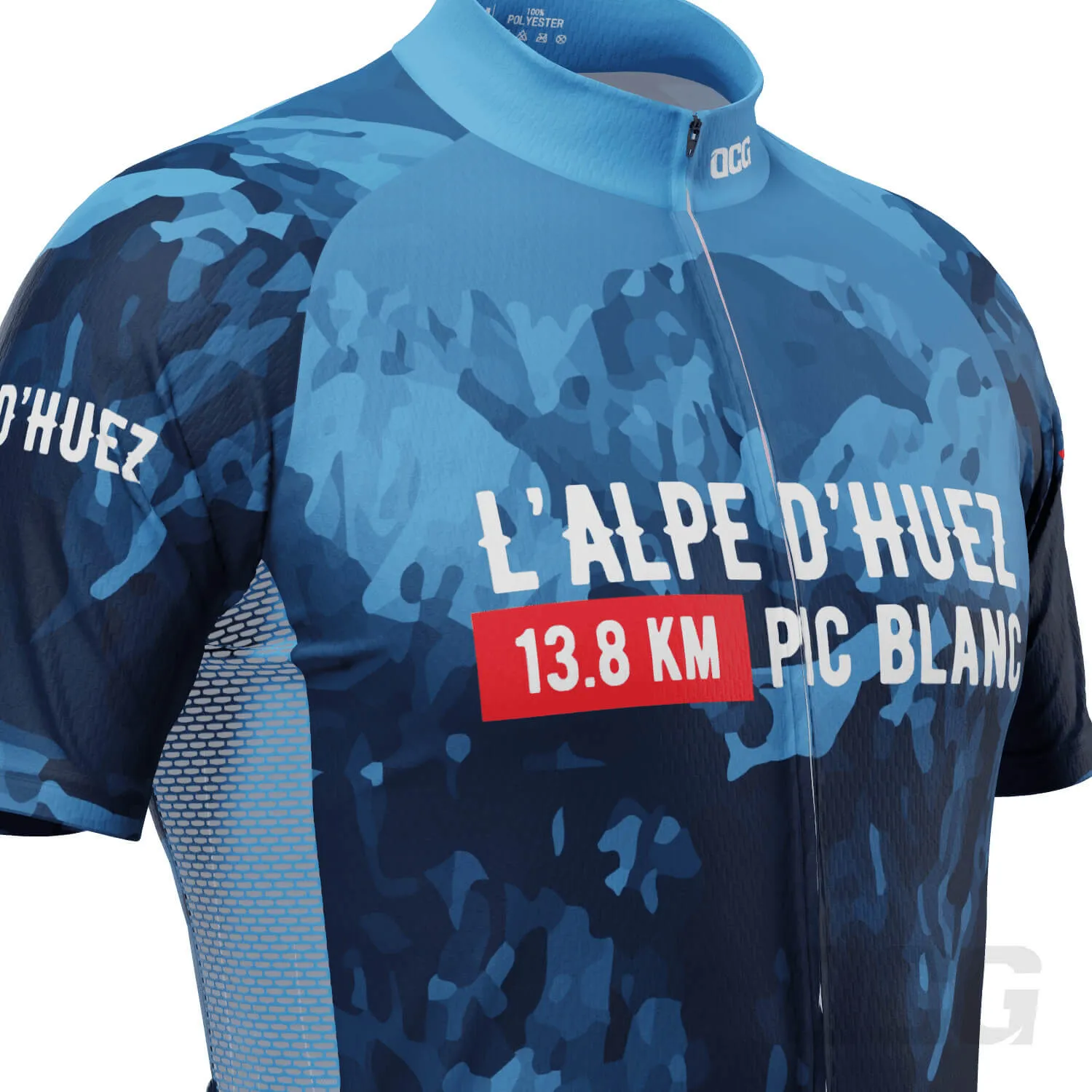 Men's L'Alpe d'Huez Epic Climbs Short Sleeve Cycling Jersey