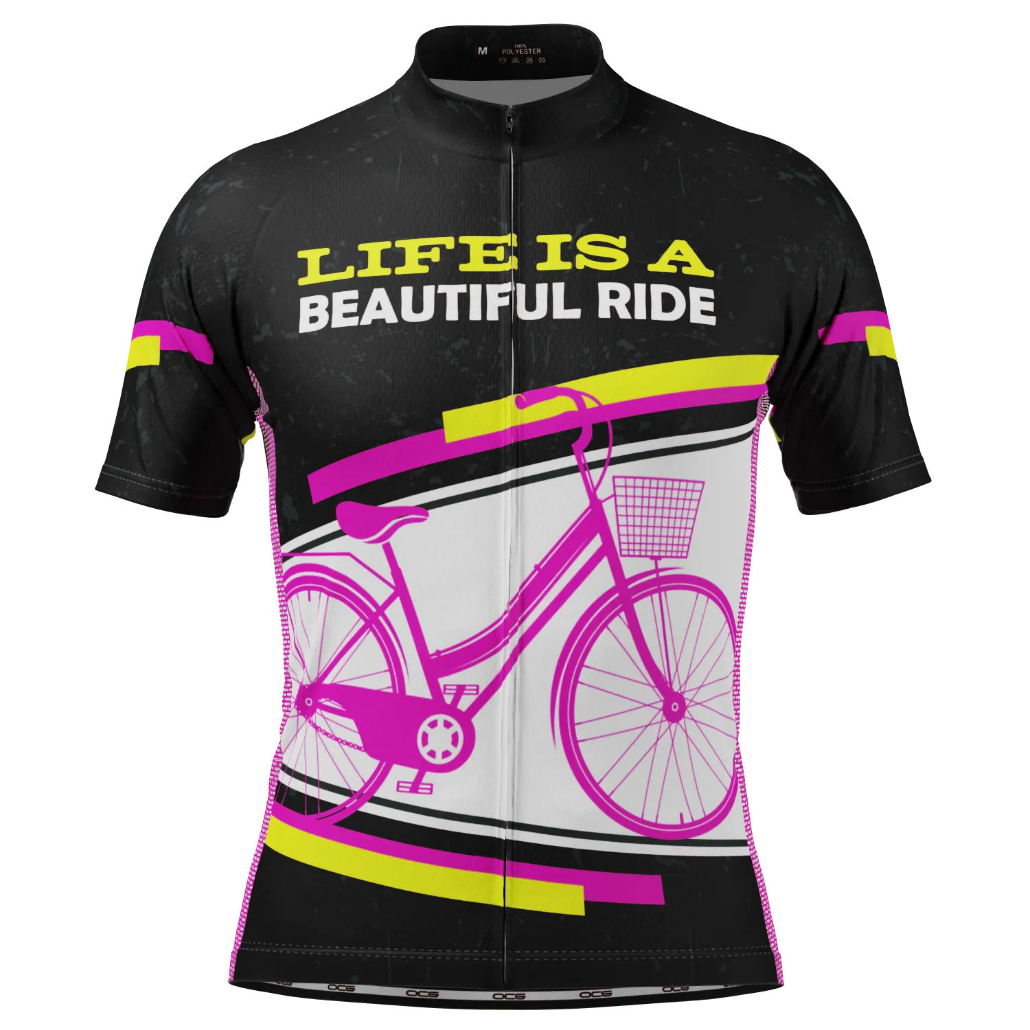Men's Life is a Beautiful Ride Short Sleeve Cycling Jersey