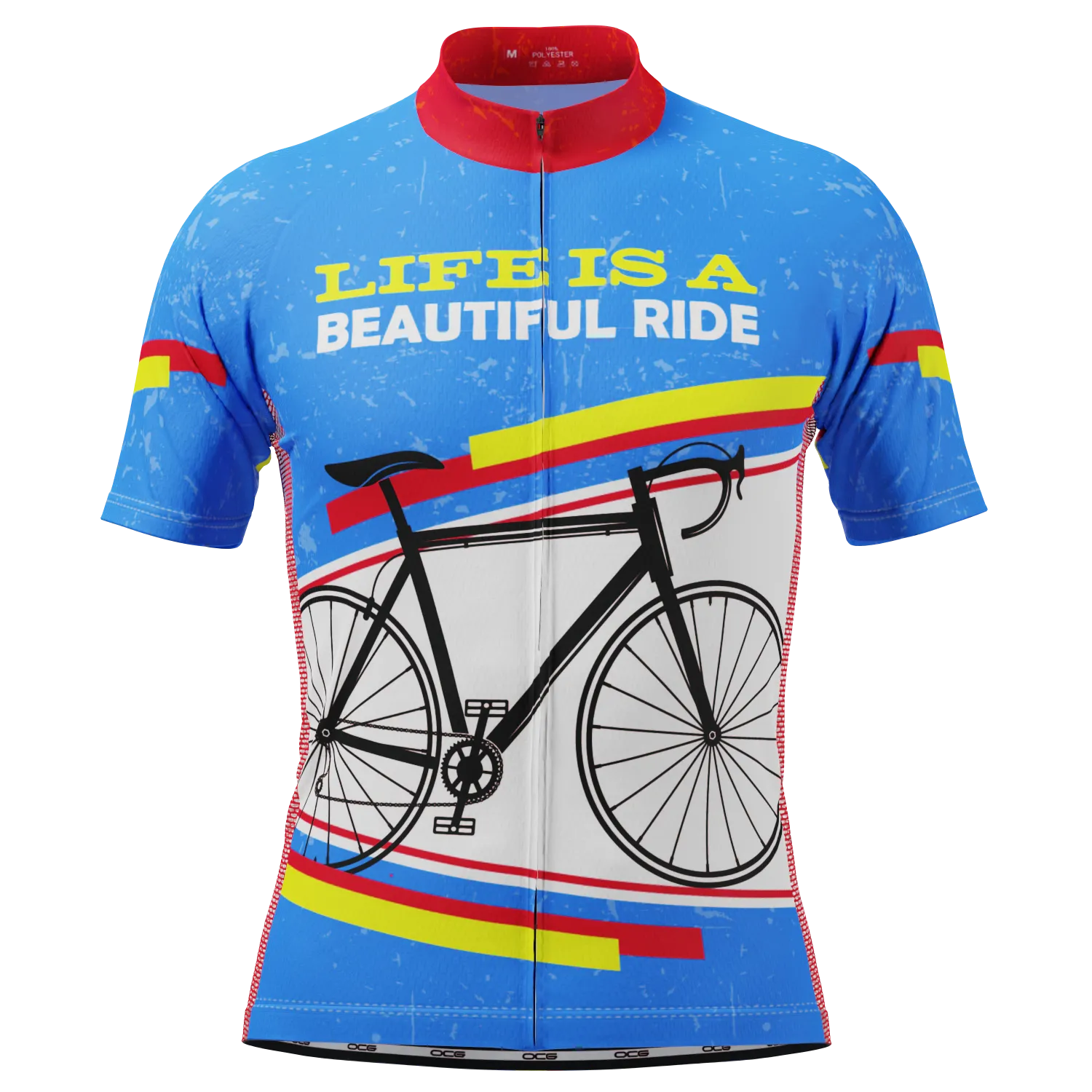 Men's Life is a Beautiful Ride Short Sleeve Cycling Jersey