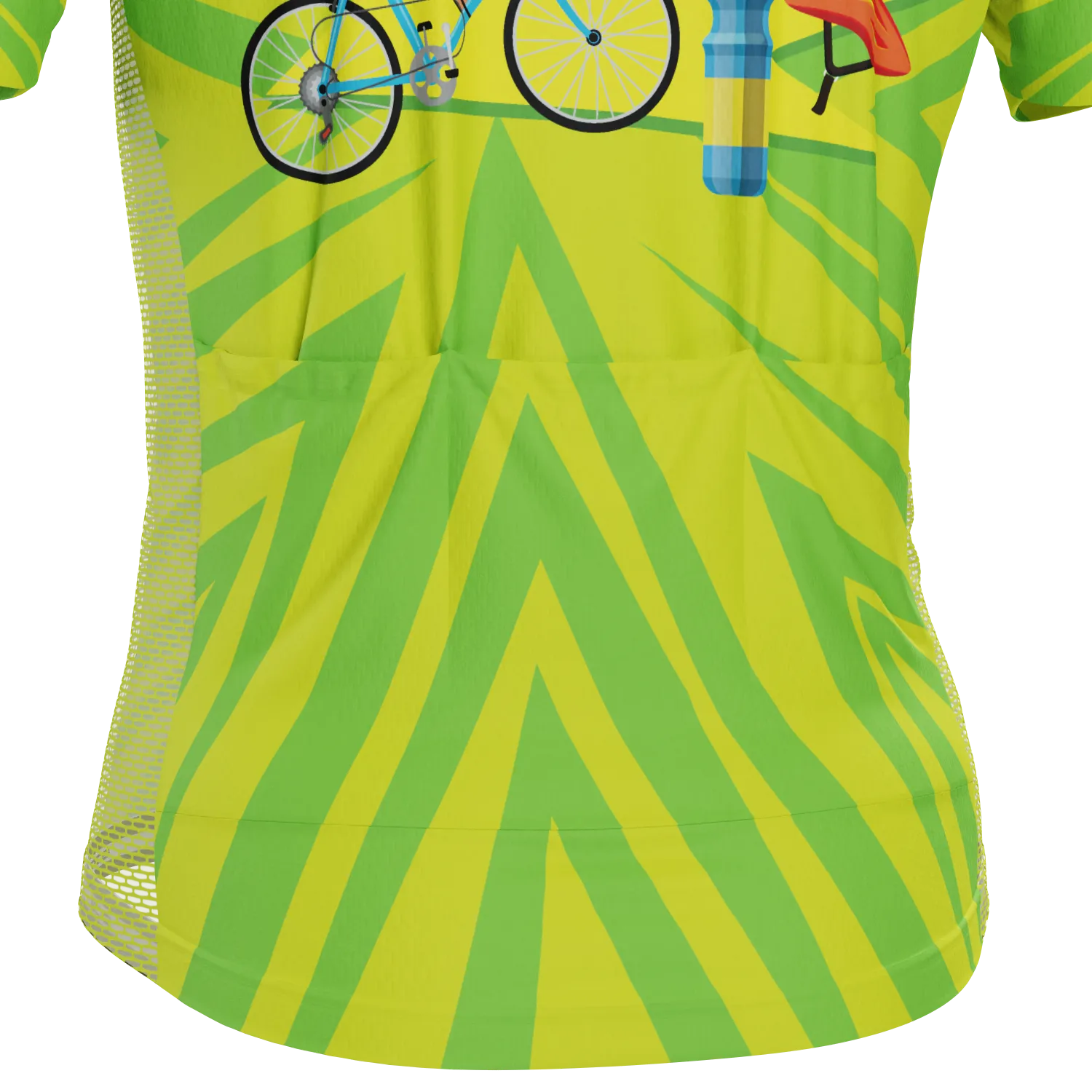 Men's Middle Age Obsessive Cycling Disorder Short Sleeve Cycling Jersey