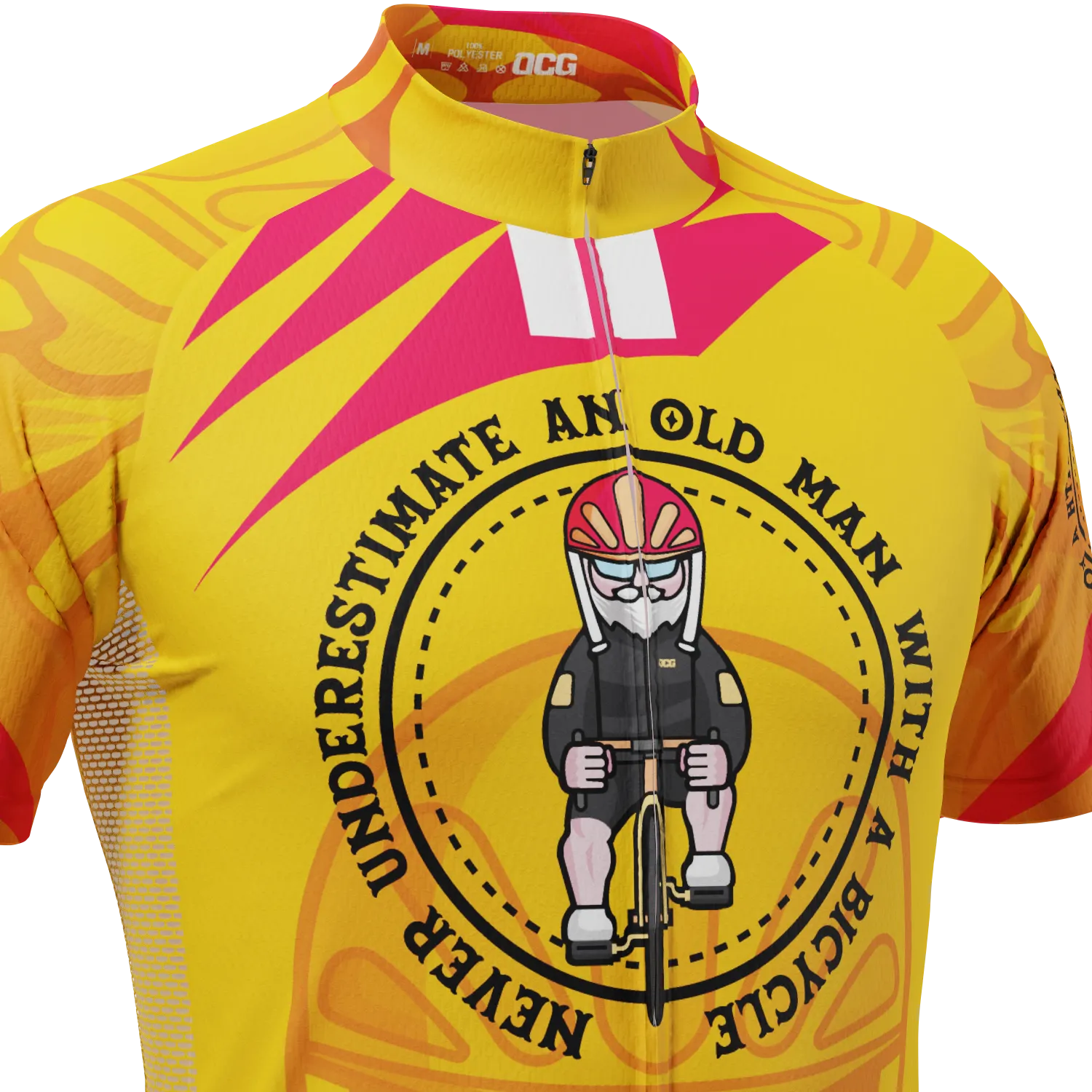 Men's Never Underestimate an Old Man Series 2 Short Sleeve Cycling Jersey