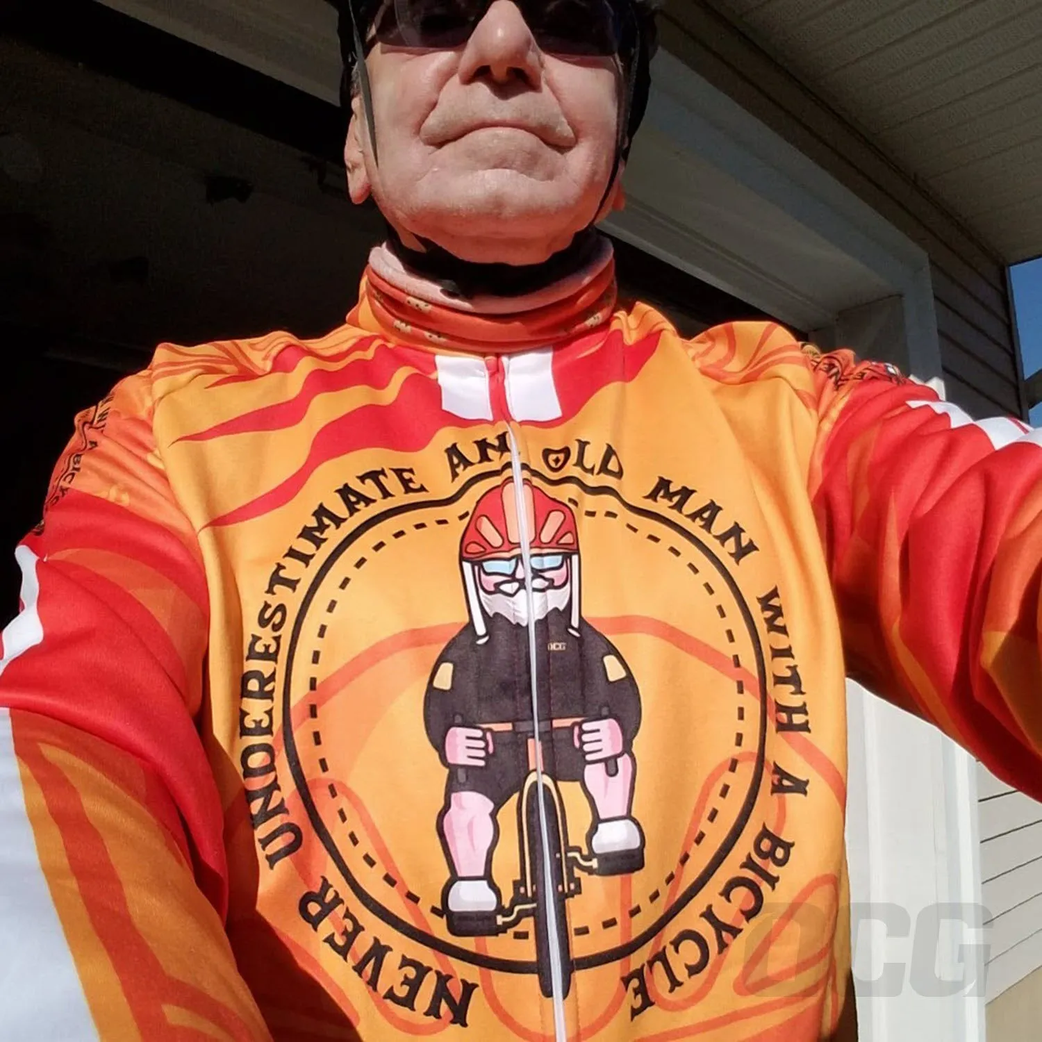 Men's Never Underestimate an Old Man Series 2 Short Sleeve Cycling Jersey