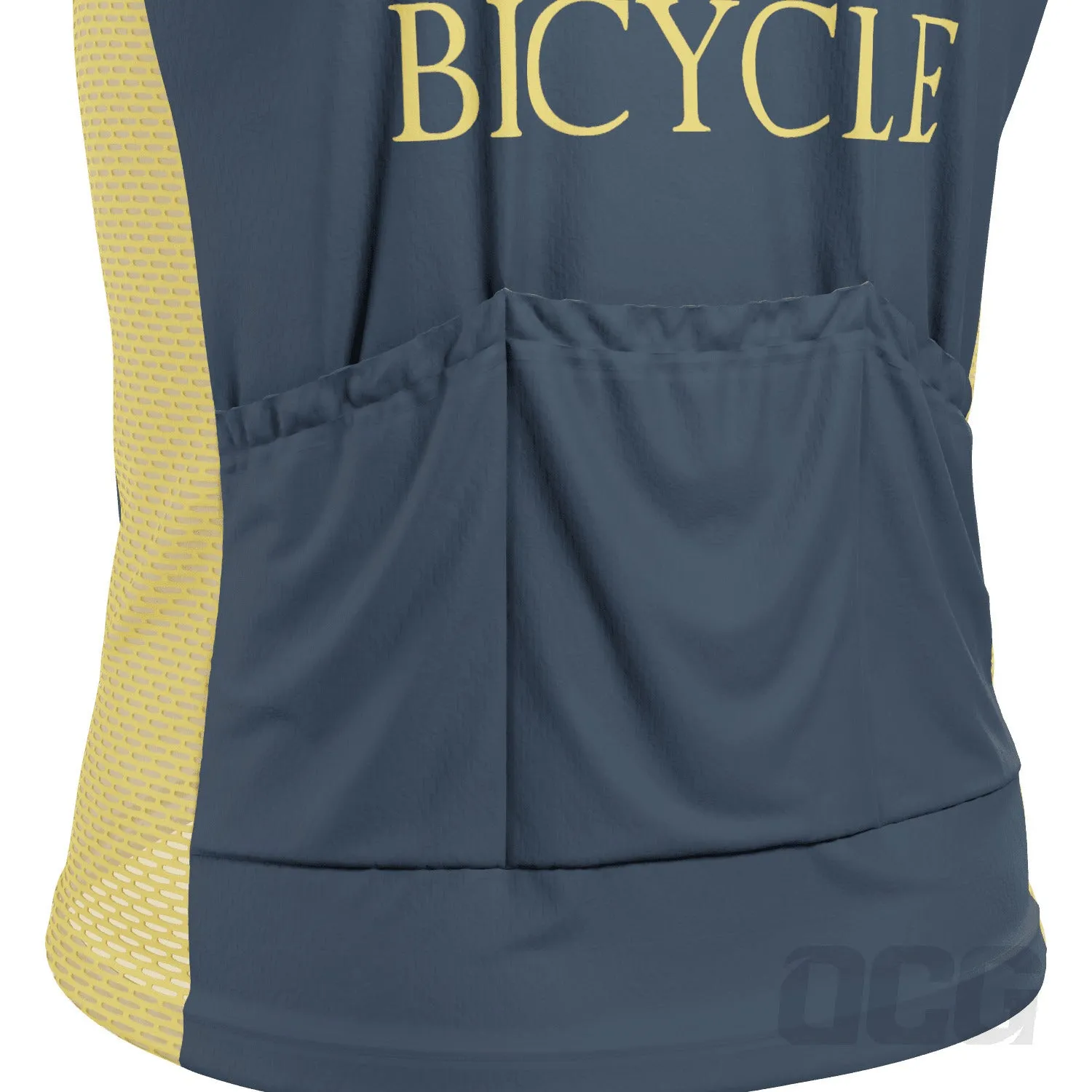 Men's Never Underestimate an Old Man Sleeveless Tech Cycling Jersey