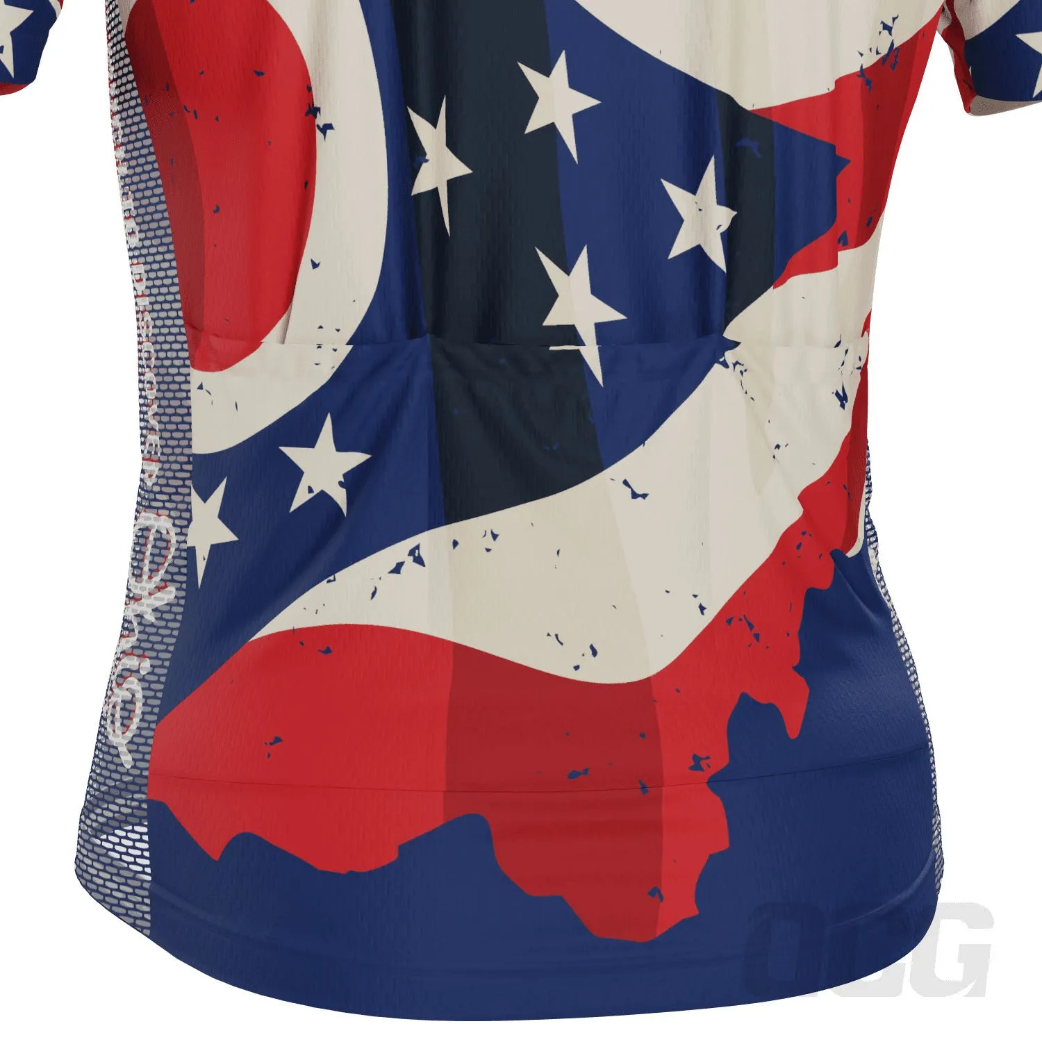 Men's Ohio US State Icon Short Sleeve Cycling Jersey