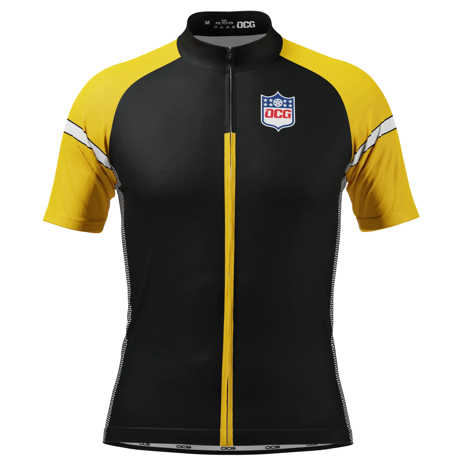 Men's Pittsburg Football Short Sleeve Cycling Jersey