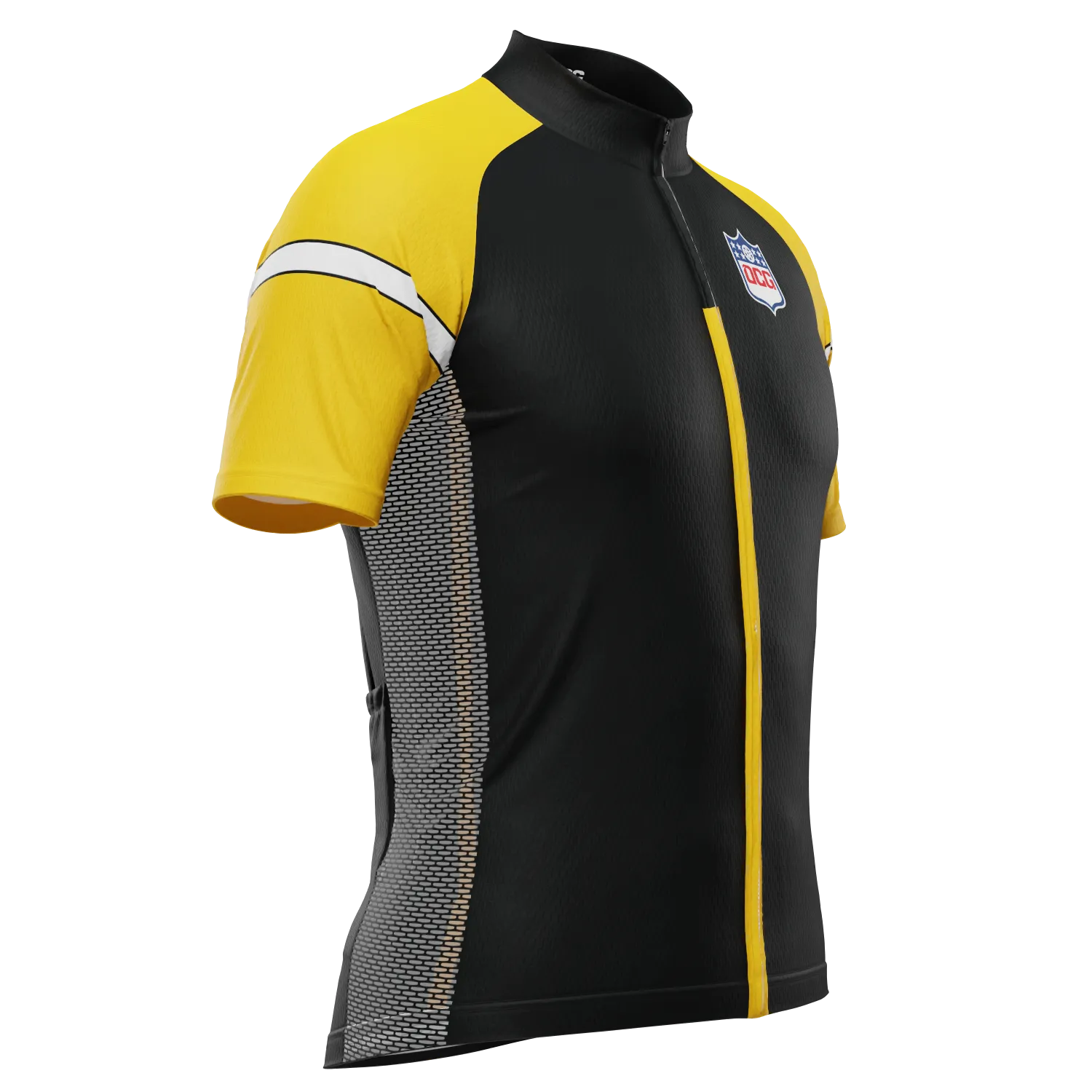 Men's Pittsburg Football Short Sleeve Cycling Jersey