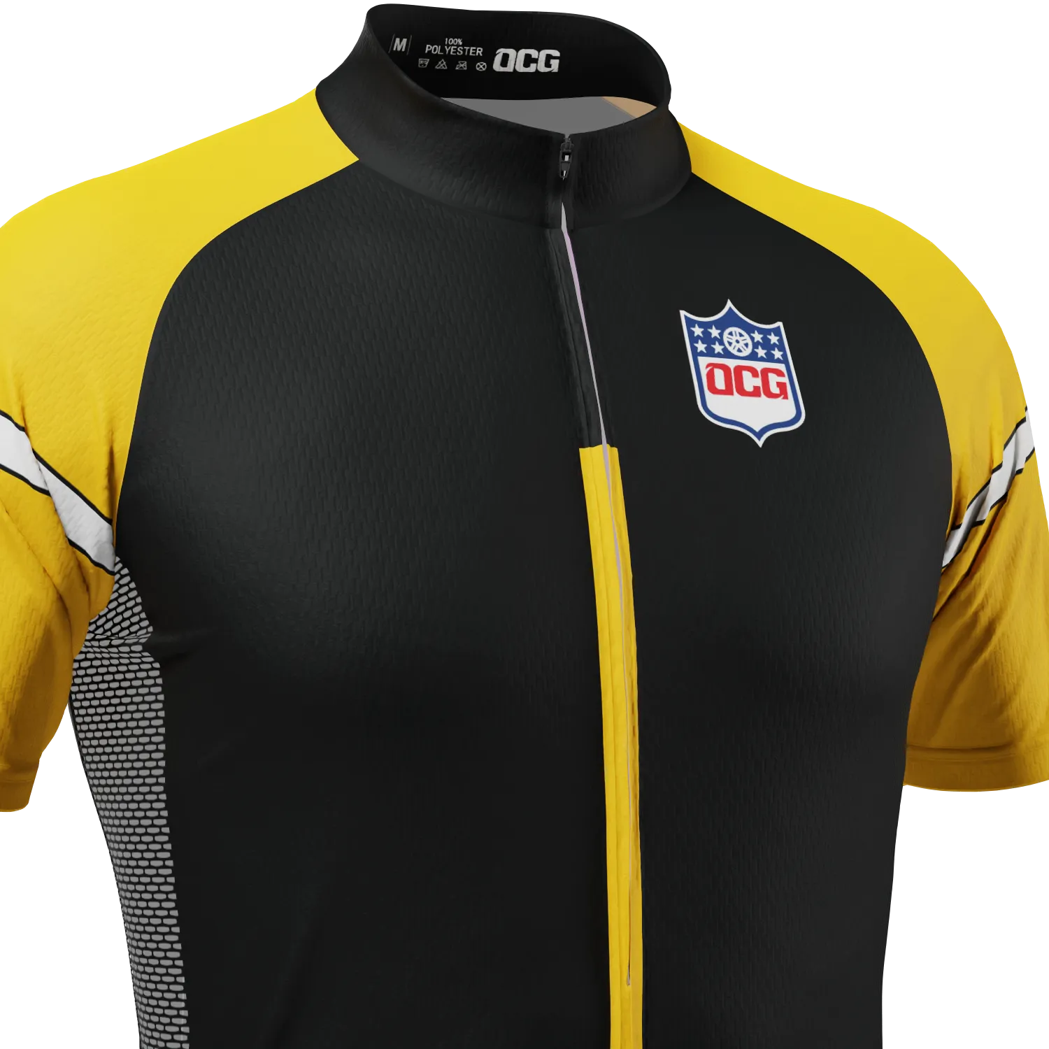 Men's Pittsburg Football Short Sleeve Cycling Jersey