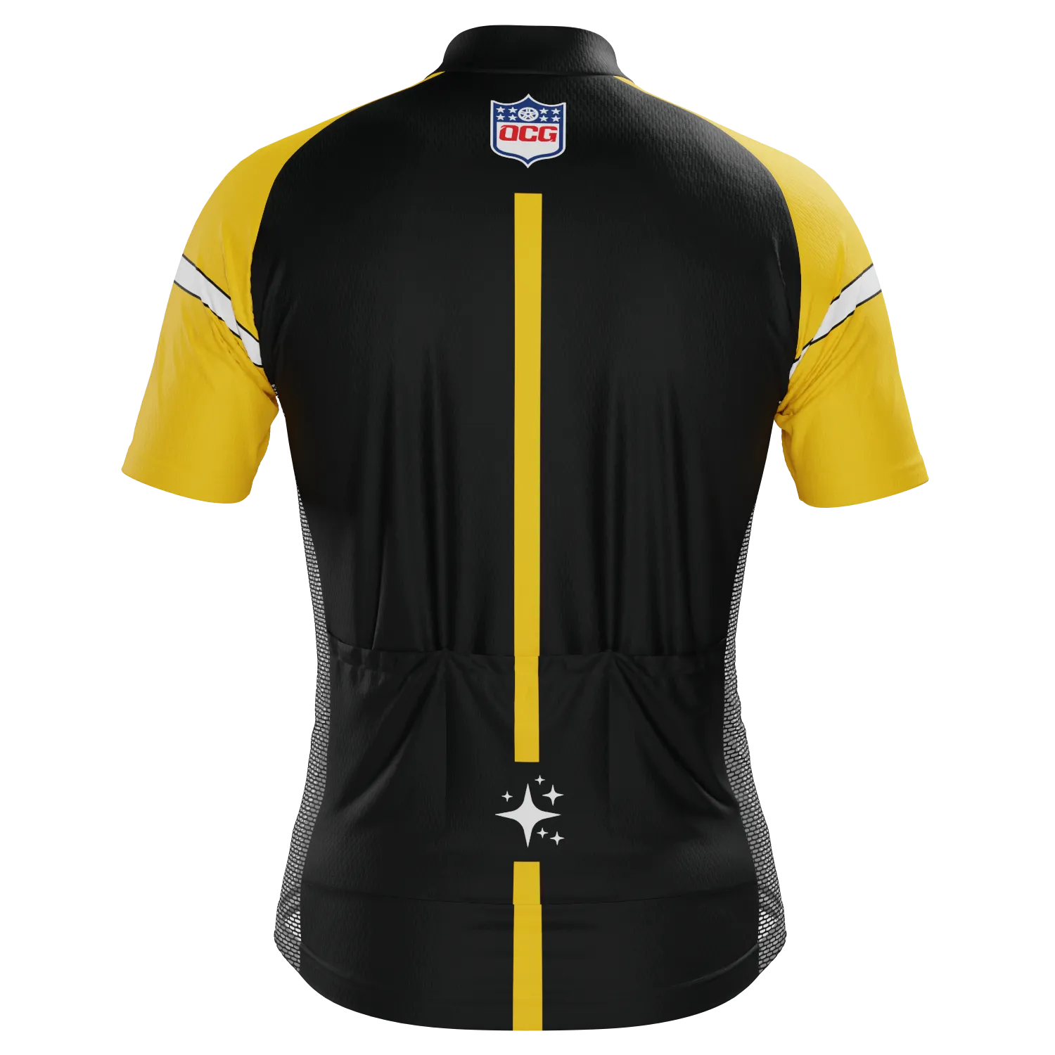 Men's Pittsburg Football Short Sleeve Cycling Jersey
