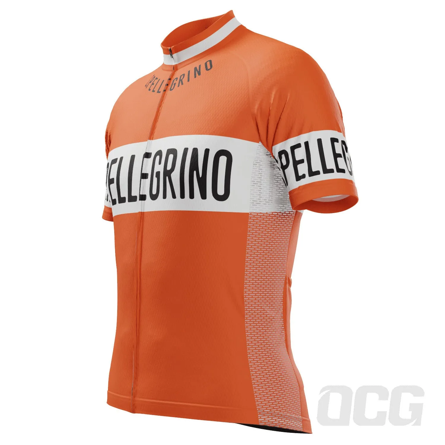 Men's Retro 1976 San Pellegrino Short Sleeve Cycling Jersey