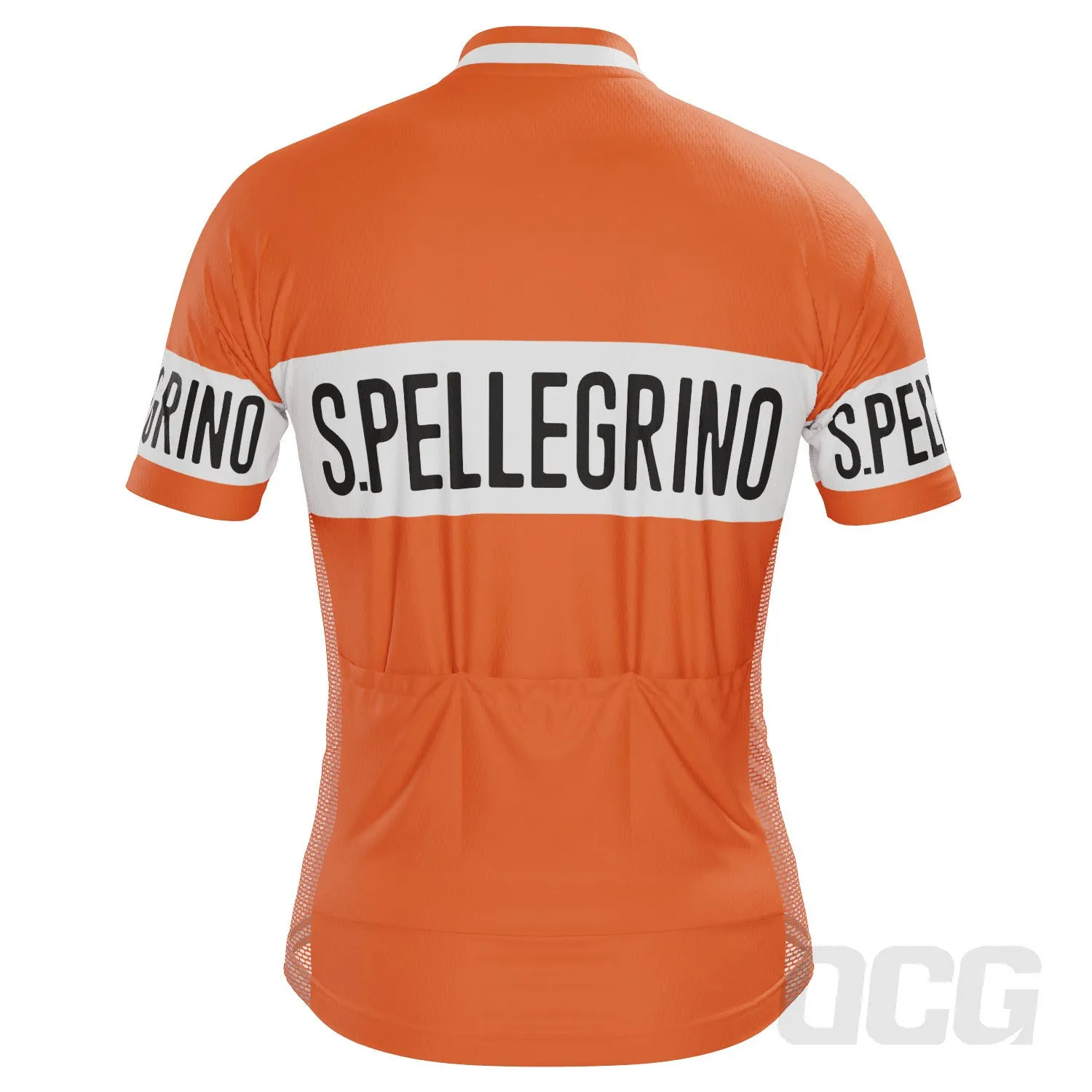 Men's Retro 1976 San Pellegrino Short Sleeve Cycling Jersey