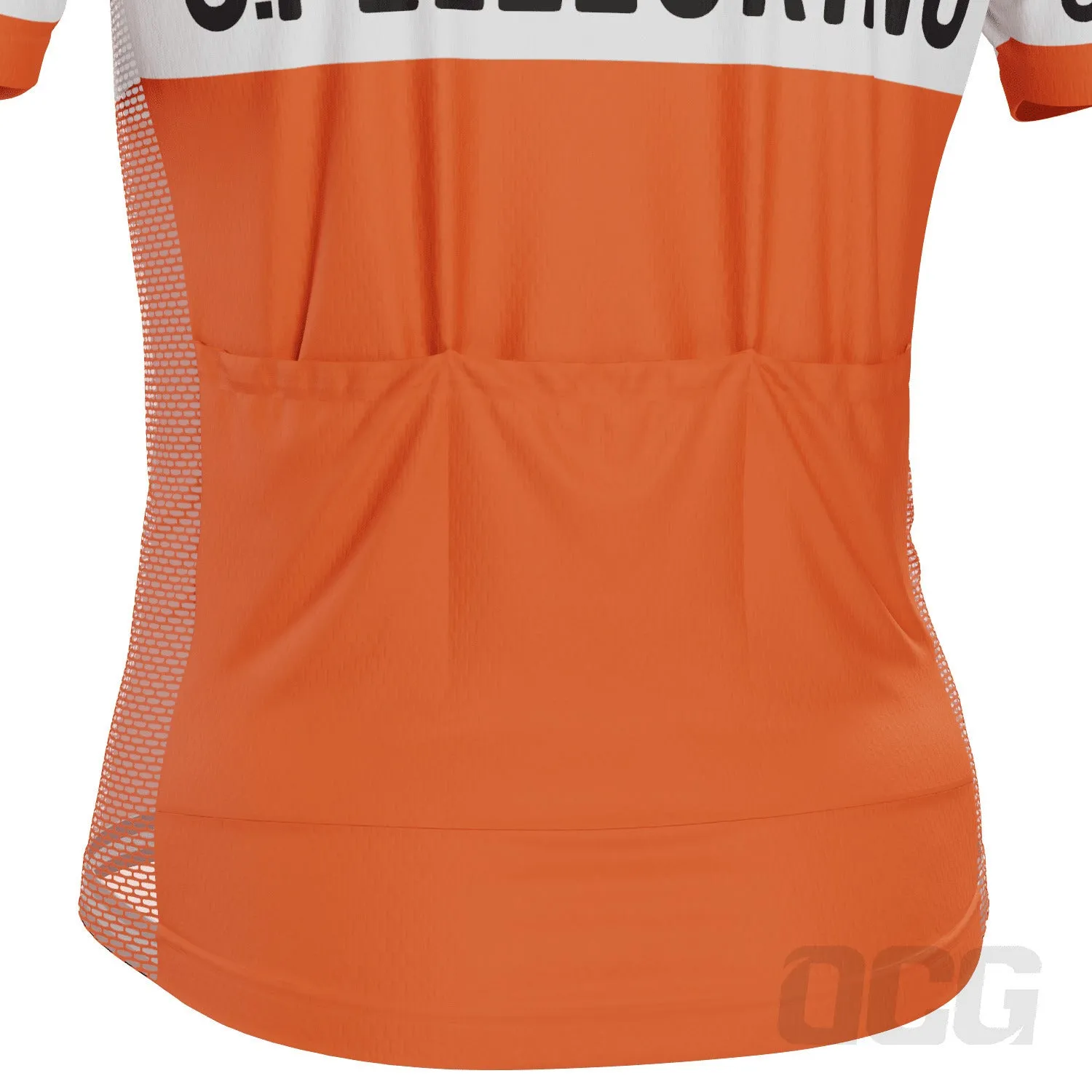 Men's Retro 1976 San Pellegrino Short Sleeve Cycling Jersey