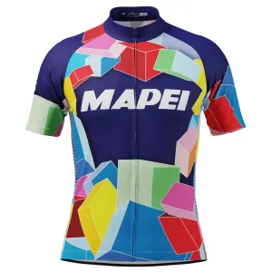Men's Retro Mapei Classic Short Sleeve Cycling Jersey