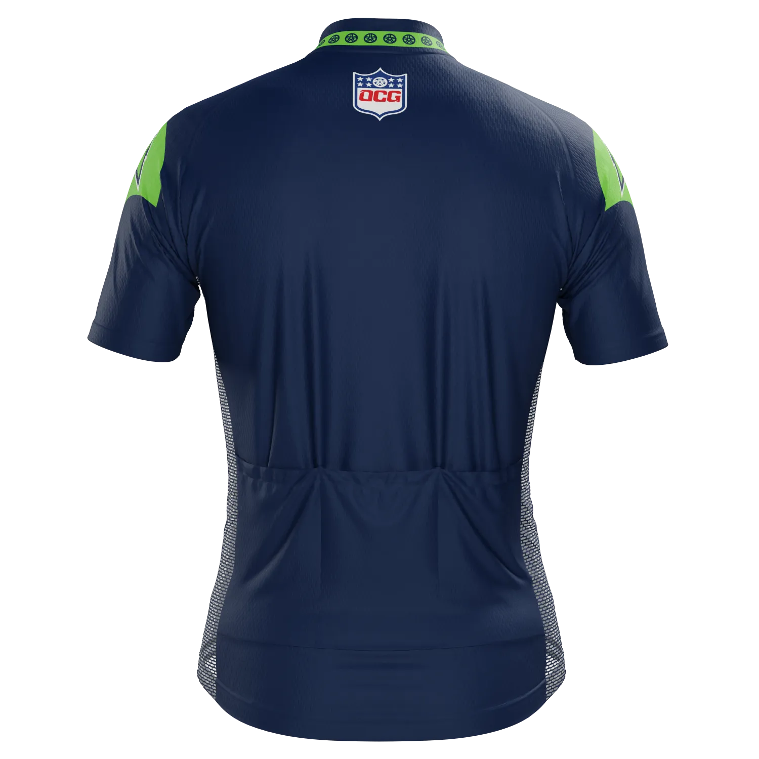 Men's Seattle Football Short Sleeve Cycling Jersey