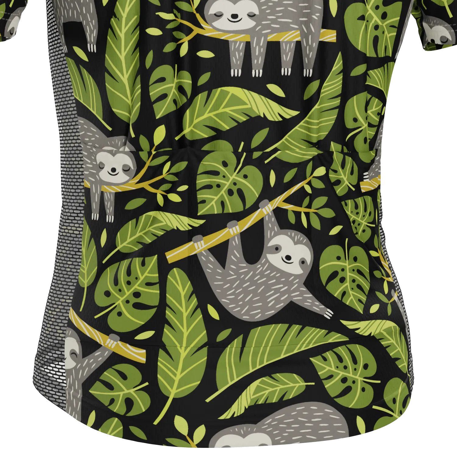 Men's Sloth Cycling Team Short Sleeve Cycling Jersey