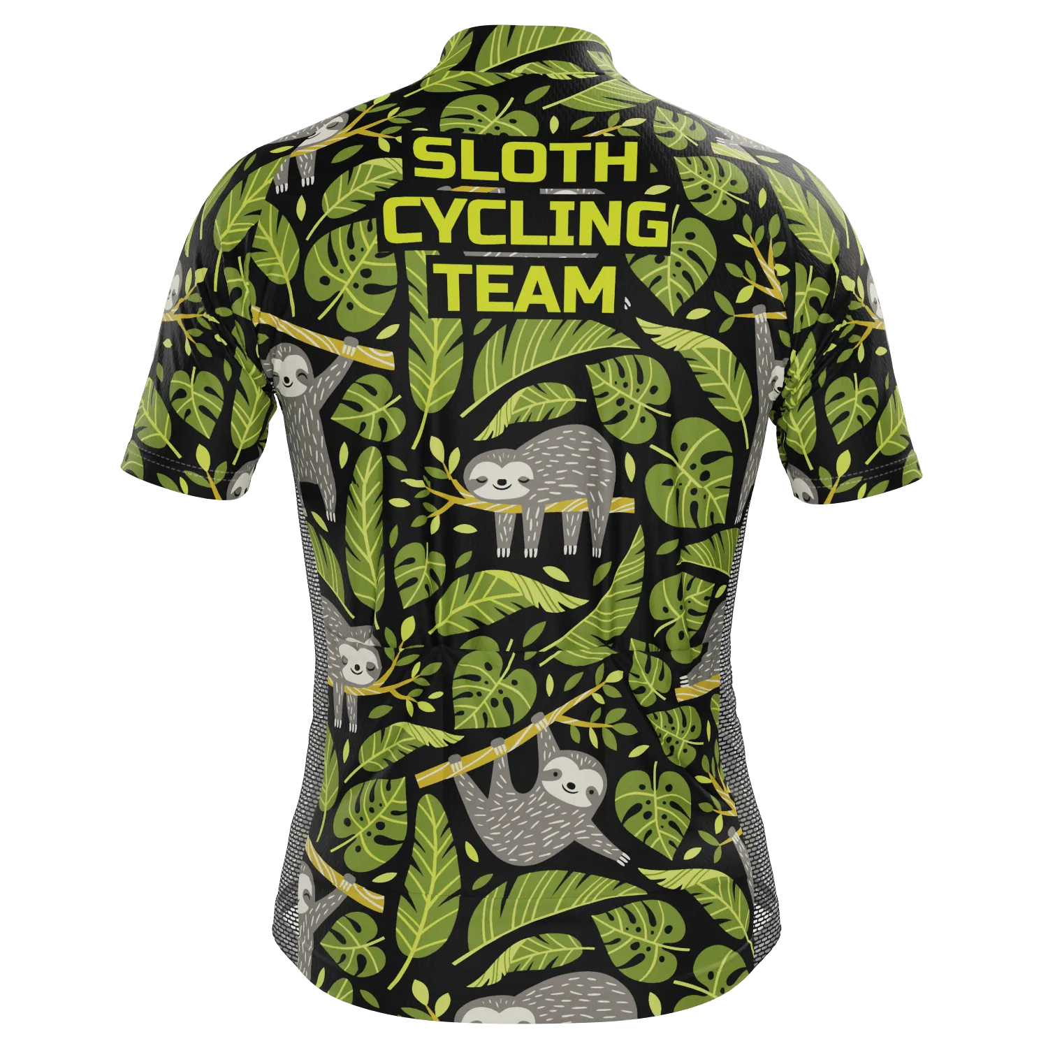 Men's Sloth Cycling Team Short Sleeve Cycling Jersey
