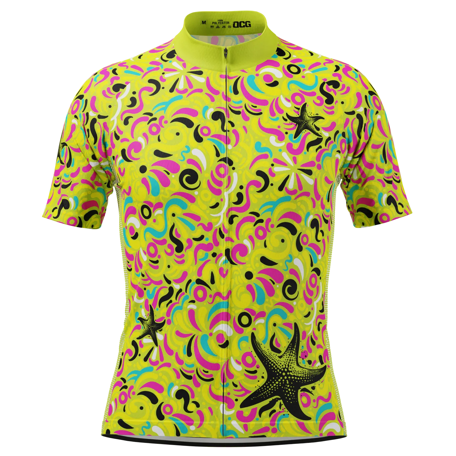 Men's Stellar Starfish Short Sleeve Cycling Jersey