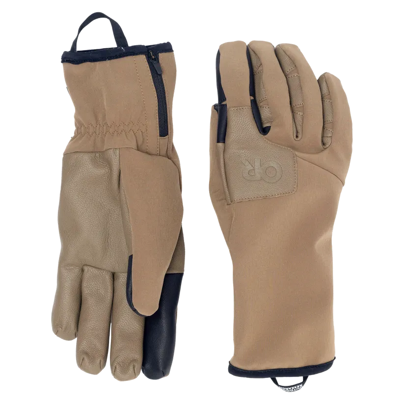 Men's Stormtracker Sensor Windbloc Gloves - Coyote