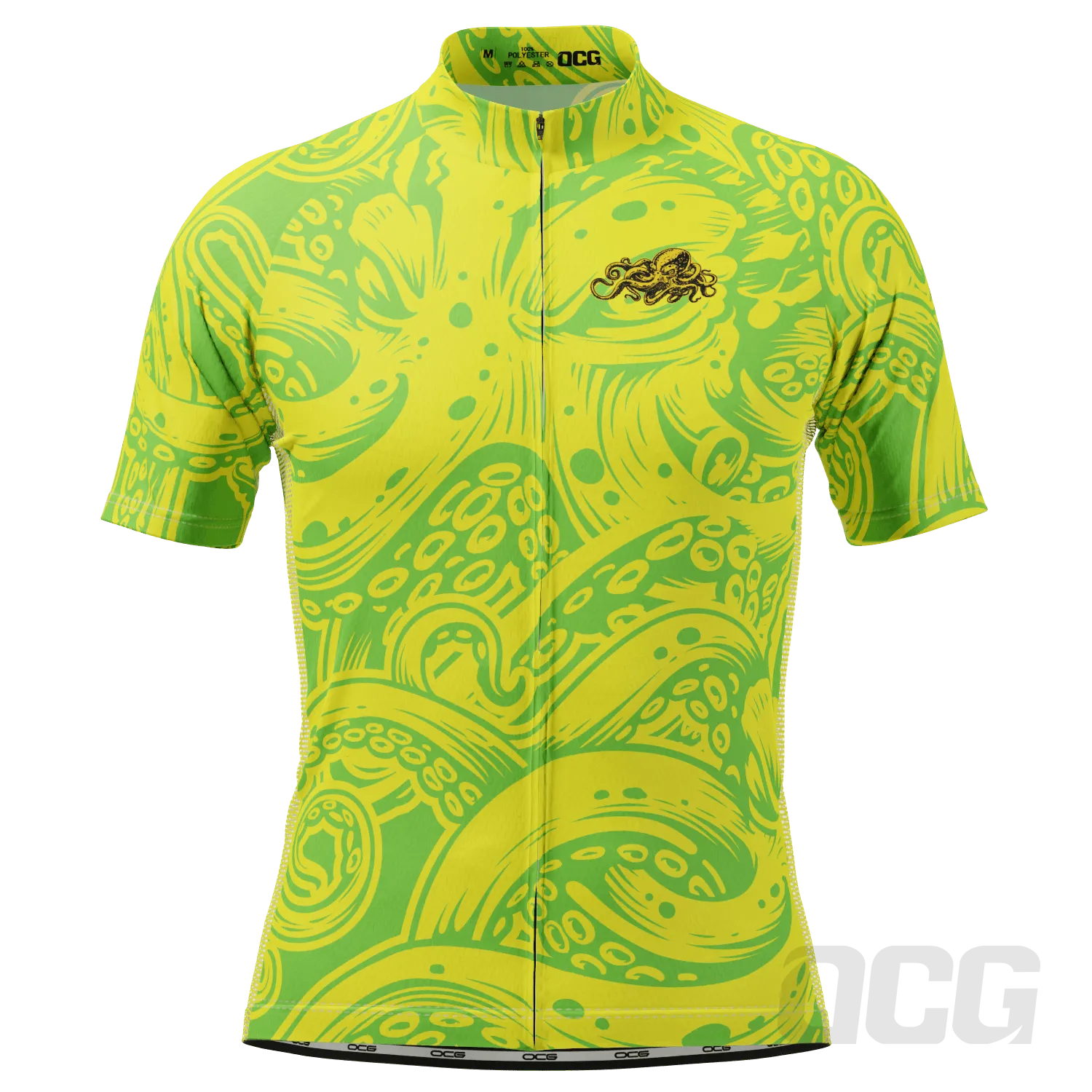 Men's The Black Octopus Short Sleeve Cycling Jersey