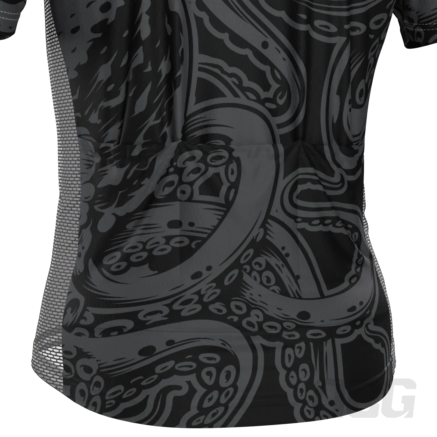 Men's The Black Octopus Short Sleeve Cycling Jersey