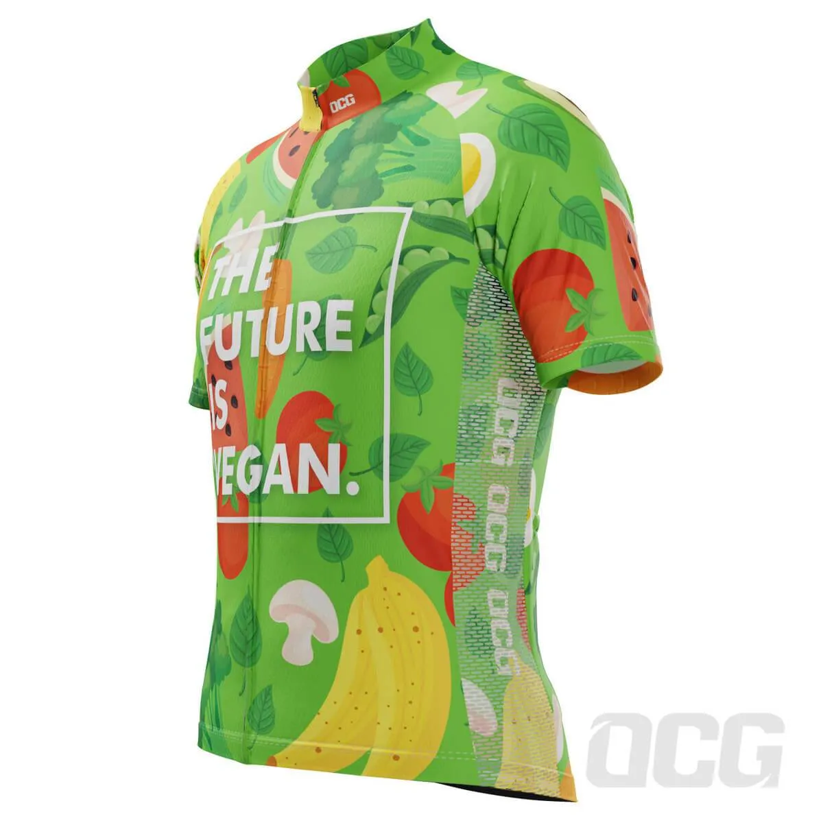 Men's The Future is Vegan Short Sleeve Cycling Jersey