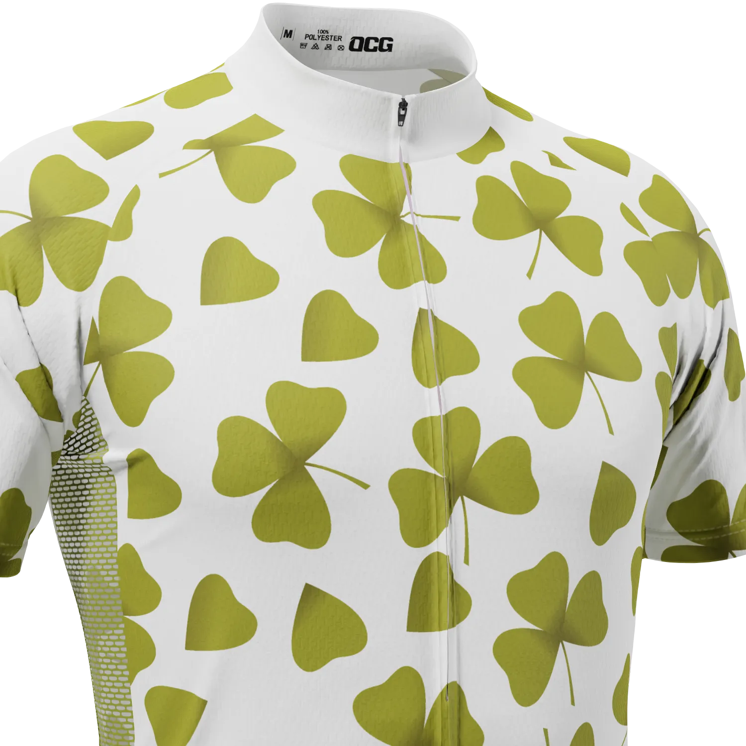 Men's Three Leaf Clover Short Sleeve Cycling Jersey