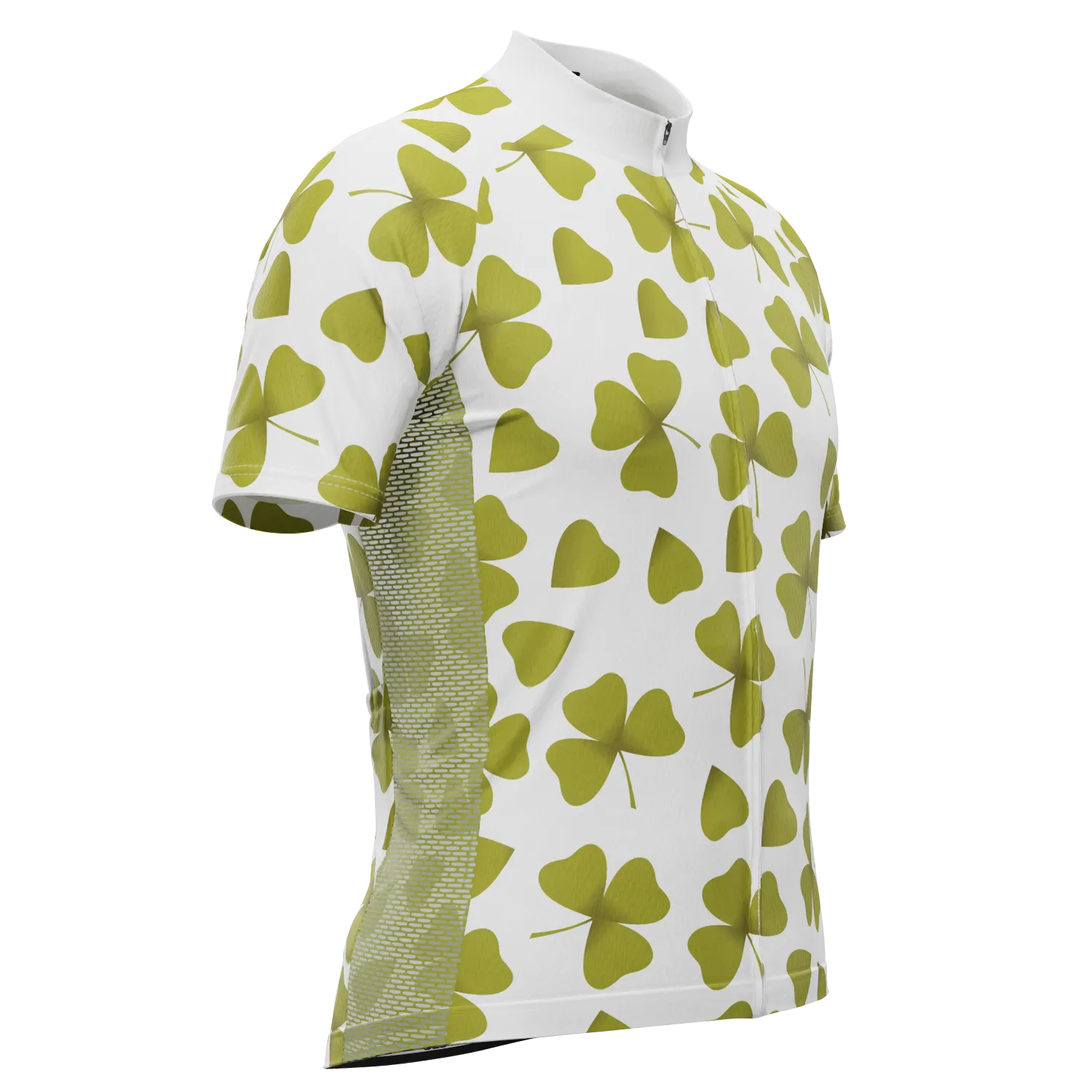 Men's Three Leaf Clover Short Sleeve Cycling Jersey