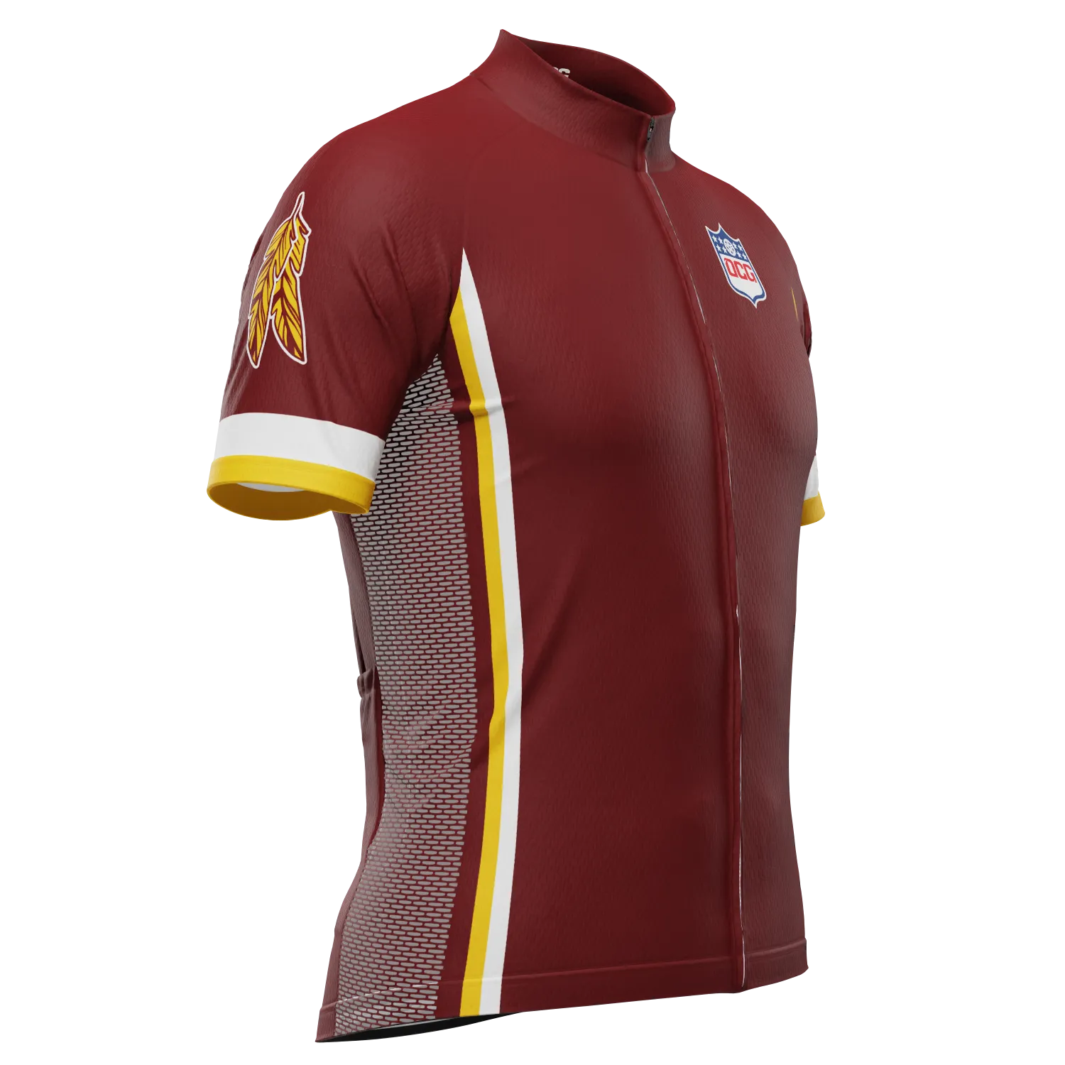 Men's Washington Football Short Sleeve Cycling Jersey